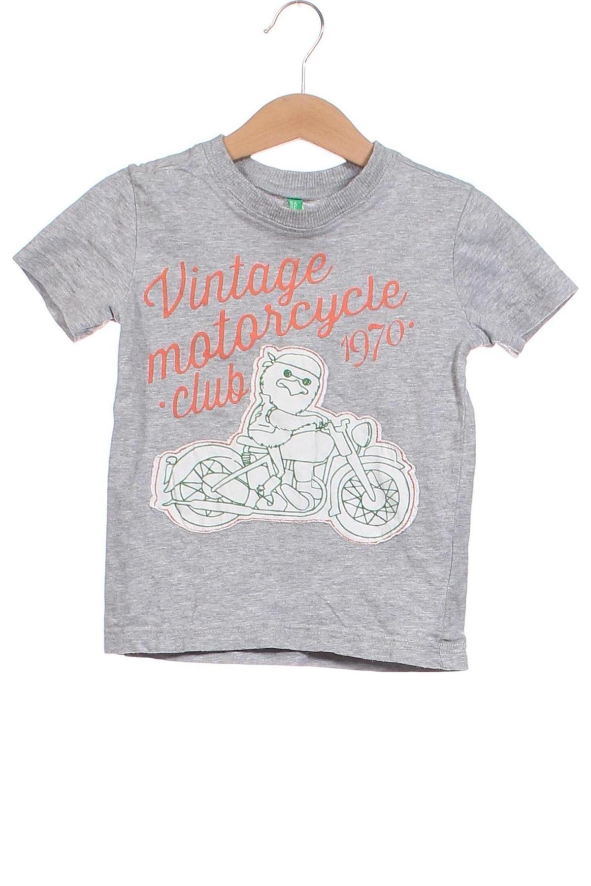 Kinder T-Shirt United Colors Of Benetton, Größe 18-24m/ 86-98 cm, Farbe Grau, Preis € 4,08