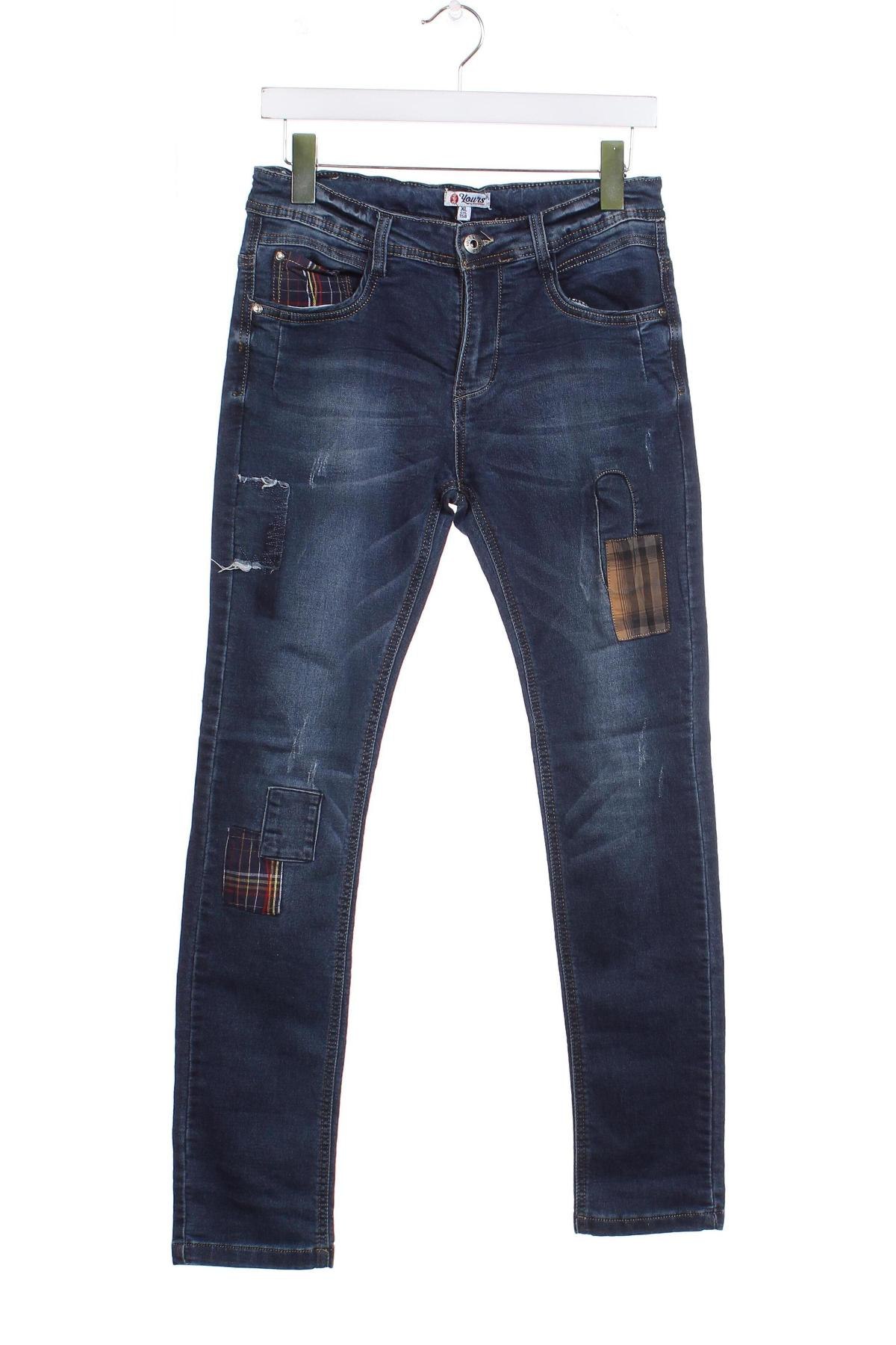 Kinderjeans, Größe 12-13y/ 158-164 cm, Farbe Blau, Preis € 3,79