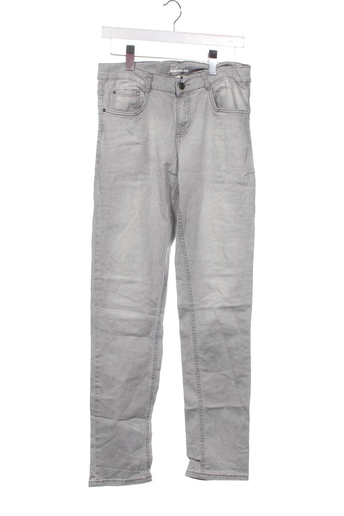 Dziecięce jeansy Esprit, Rozmiar 14-15y/ 168-170 cm, Kolor Szary, Cena 14,39 zł