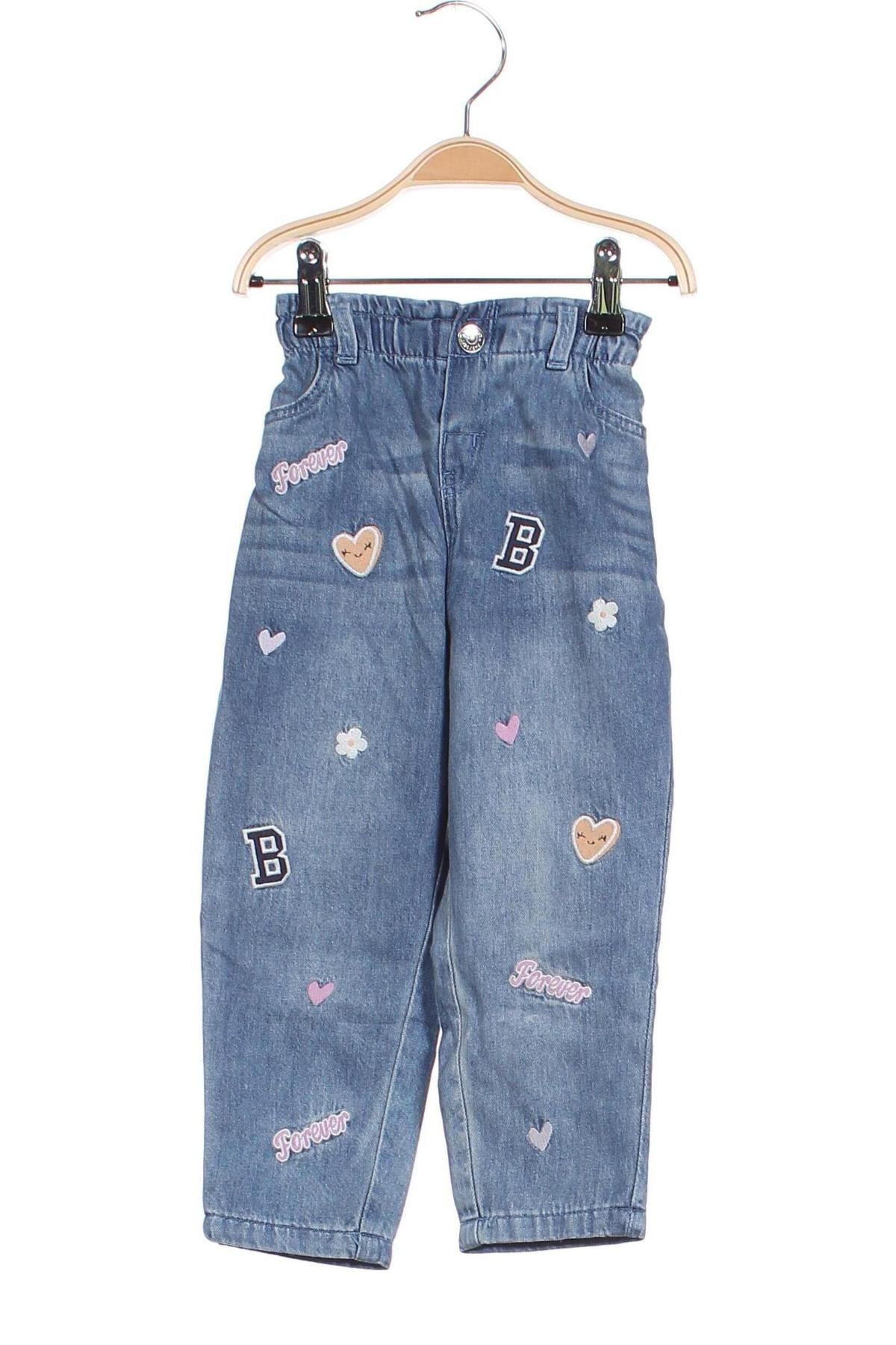 Dziecięce jeansy H&M, Rozmiar 2-3y/ 98-104 cm, Kolor Niebieski, Cena 45,81 zł