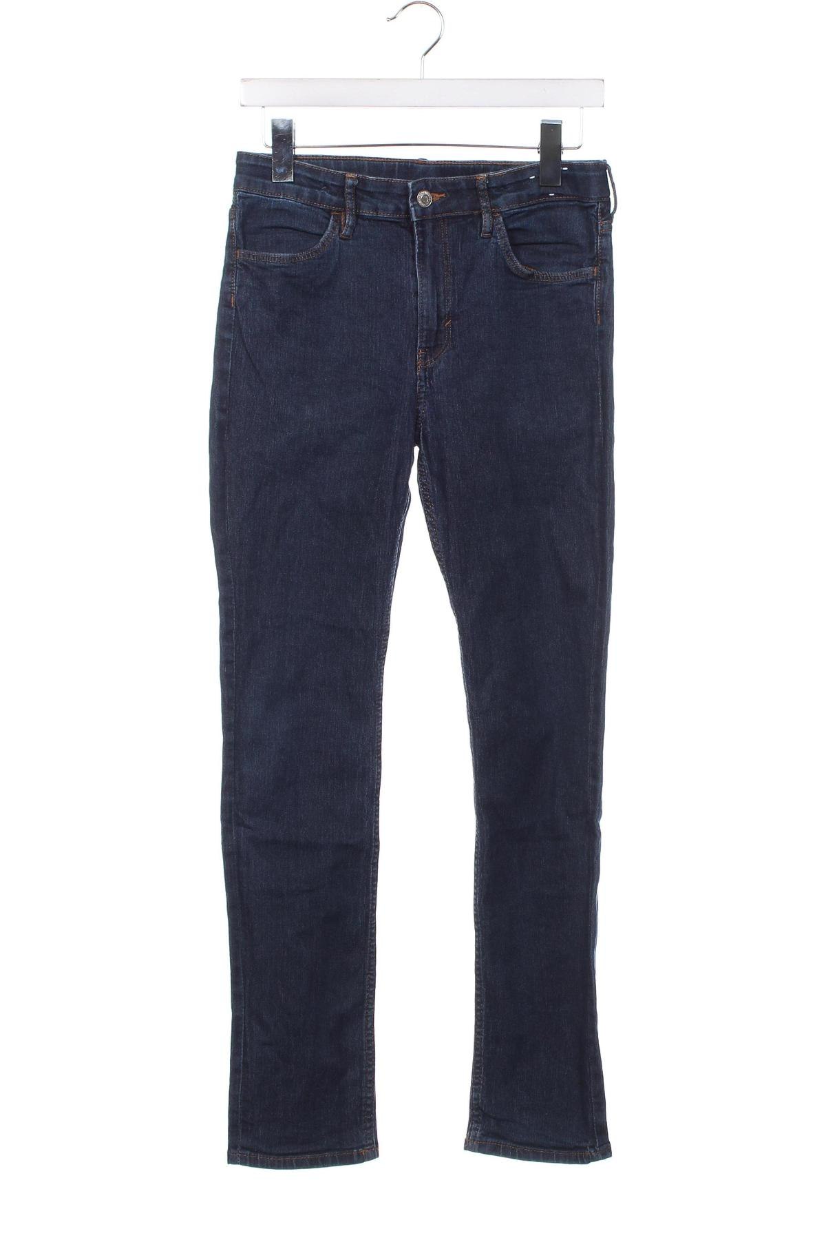 Dziecięce jeansy H&M, Rozmiar 15-18y/ 170-176 cm, Kolor Niebieski, Cena 18,42 zł
