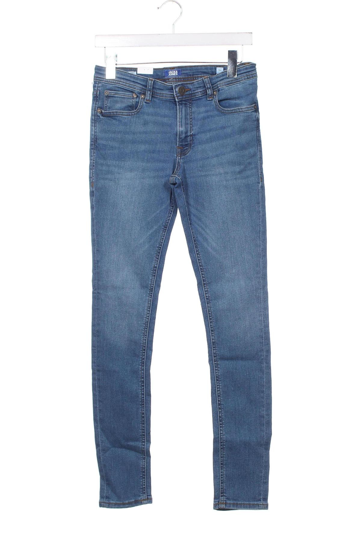 Blugi pentru copii Jack & Jones, Mărime 13-14y/ 164-168 cm, Culoare Albastru, Preț 59,05 Lei