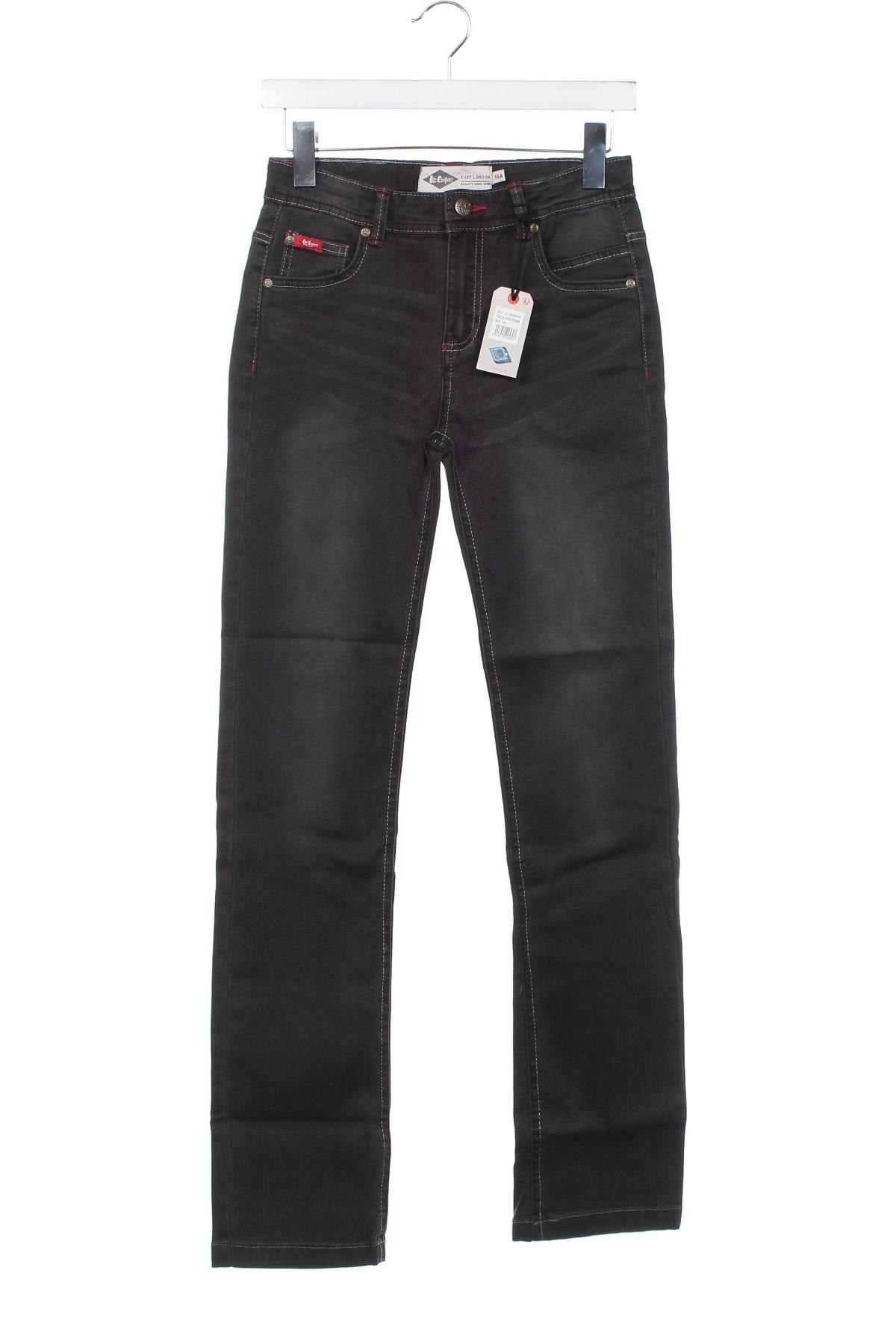 Blugi pentru copii Lee Cooper, Mărime 13-14y/ 164-168 cm, Culoare Gri, Preț 178,95 Lei