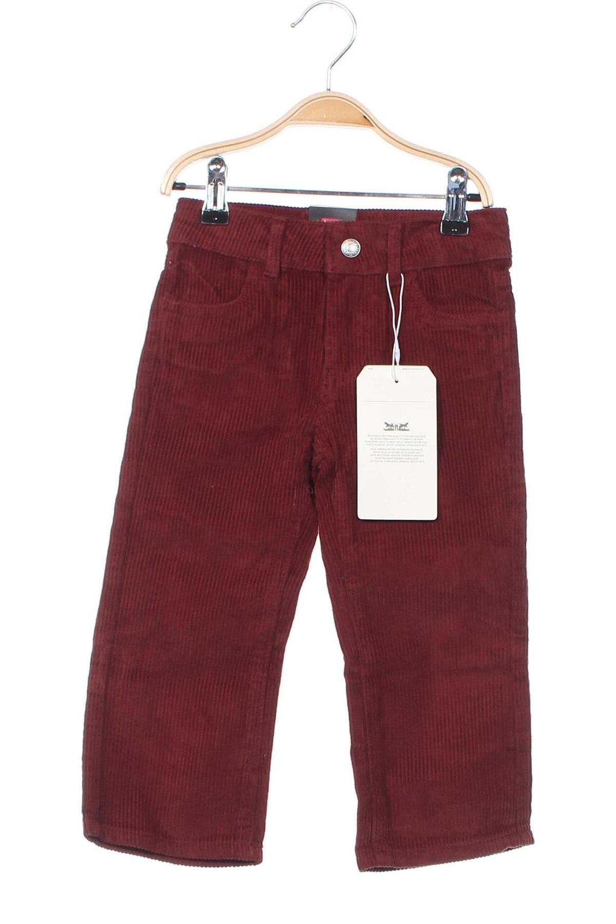 Kinder Cordhose Levi's, Größe 18-24m/ 86-98 cm, Farbe Rot, Preis 17,52 €