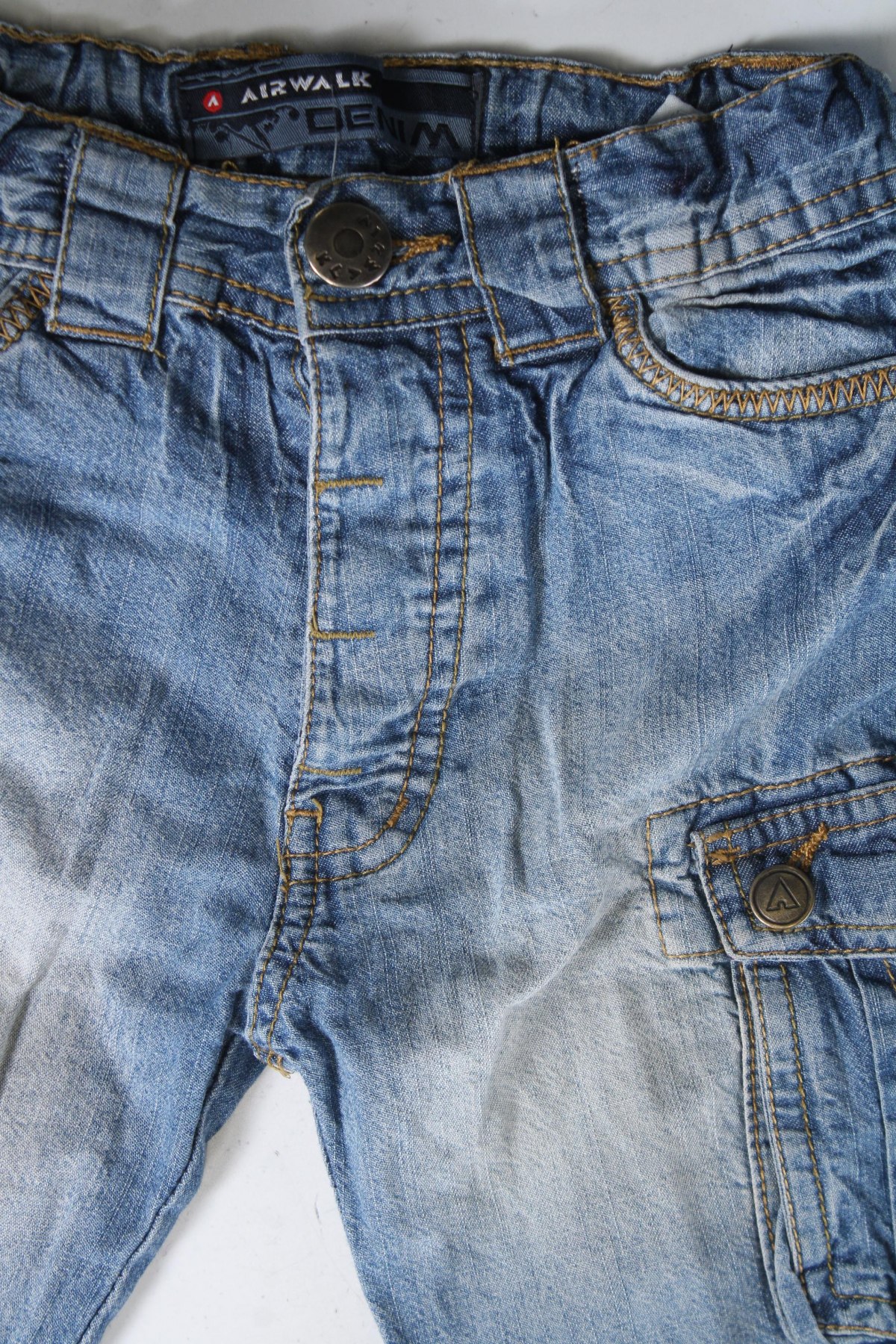 Pantaloni scurți pentru copii, Mărime 3-6m/ 62-68 cm, Culoare Albastru, Preț 20,35 Lei