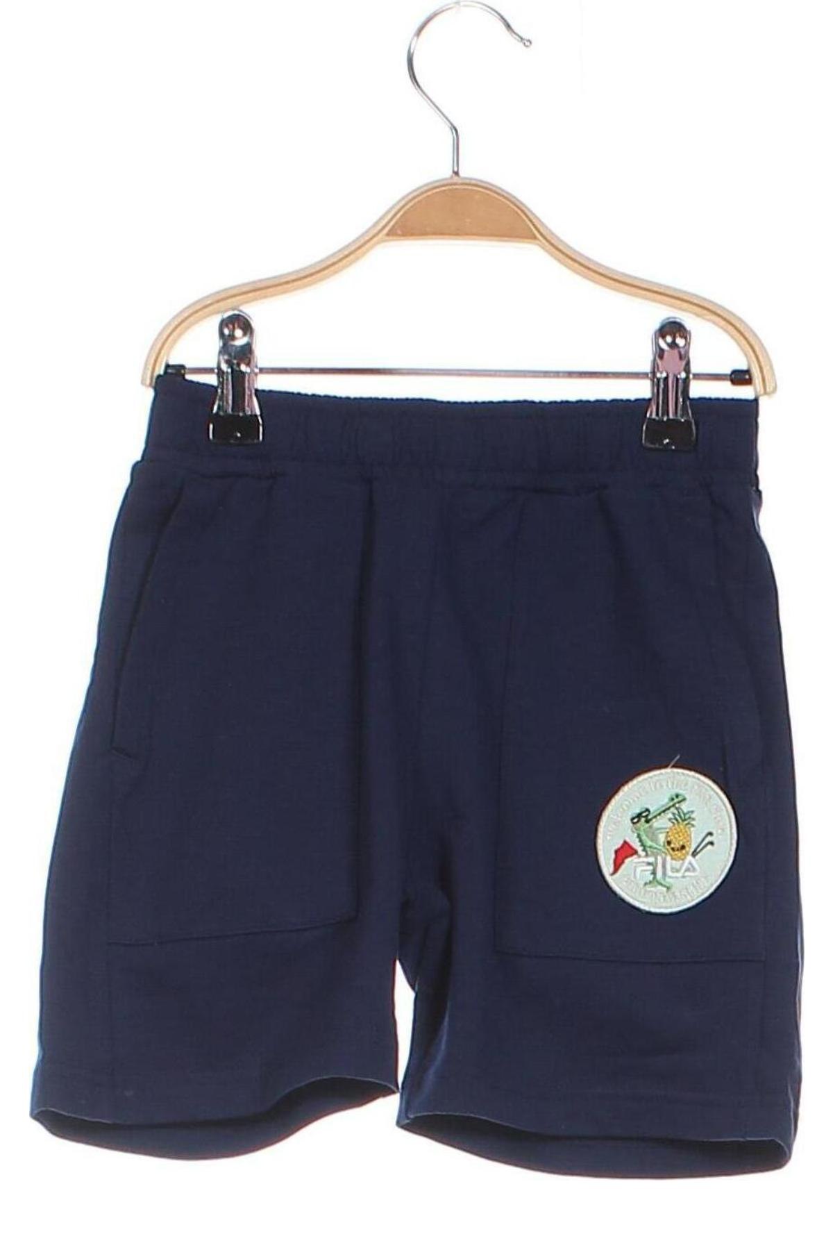 Pantaloni scurți pentru copii FILA, Mărime 4-5y/ 110-116 cm, Culoare Albastru, Preț 98,42 Lei