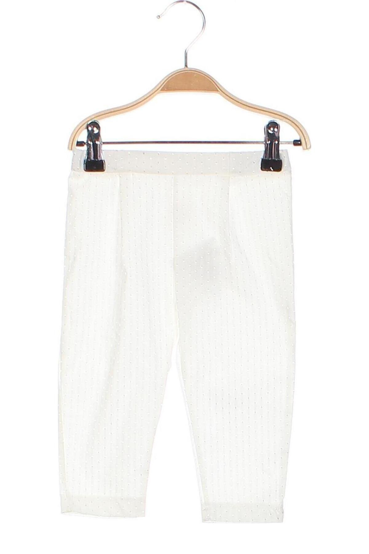 Pantaloni pentru copii, Mărime 12-18m/ 80-86 cm, Culoare Alb, Preț 32,14 Lei