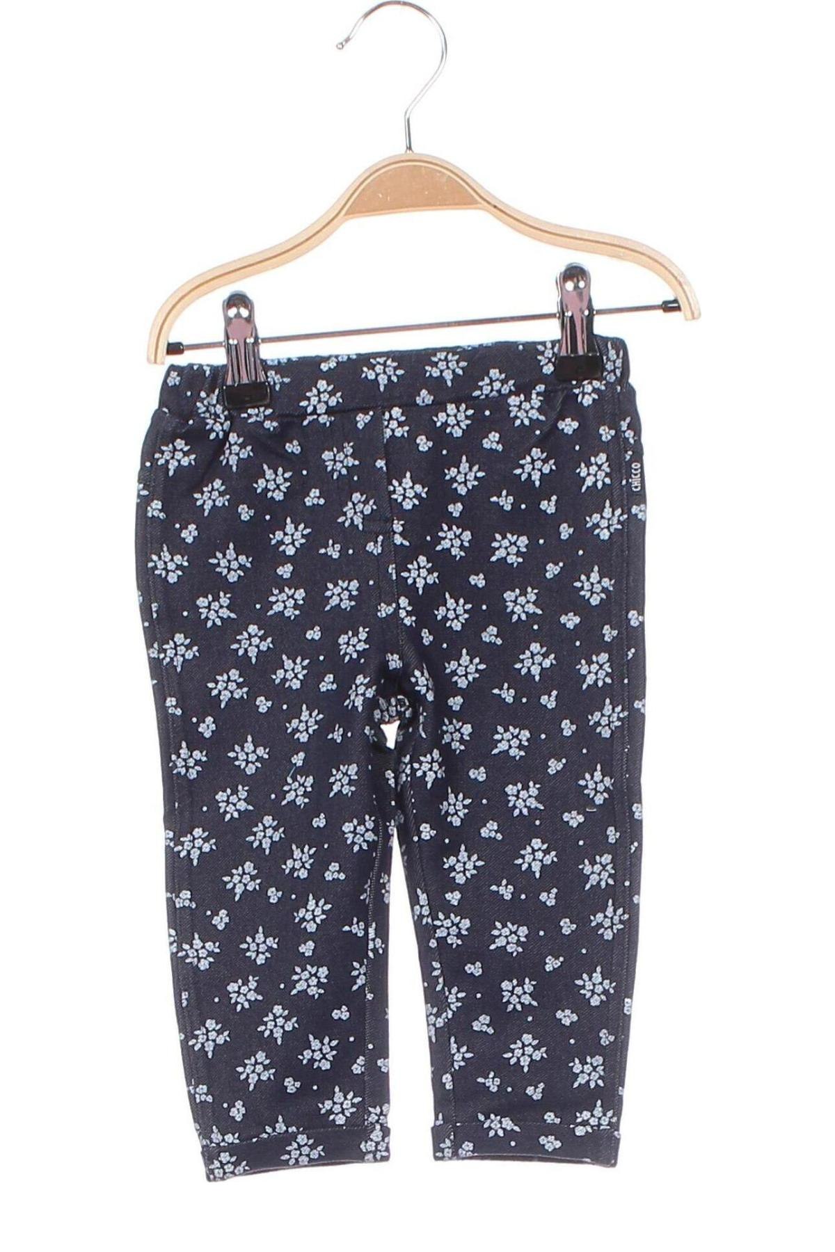 Pantaloni pentru copii Chicco, Mărime 12-18m/ 80-86 cm, Culoare Albastru, Preț 86,84 Lei