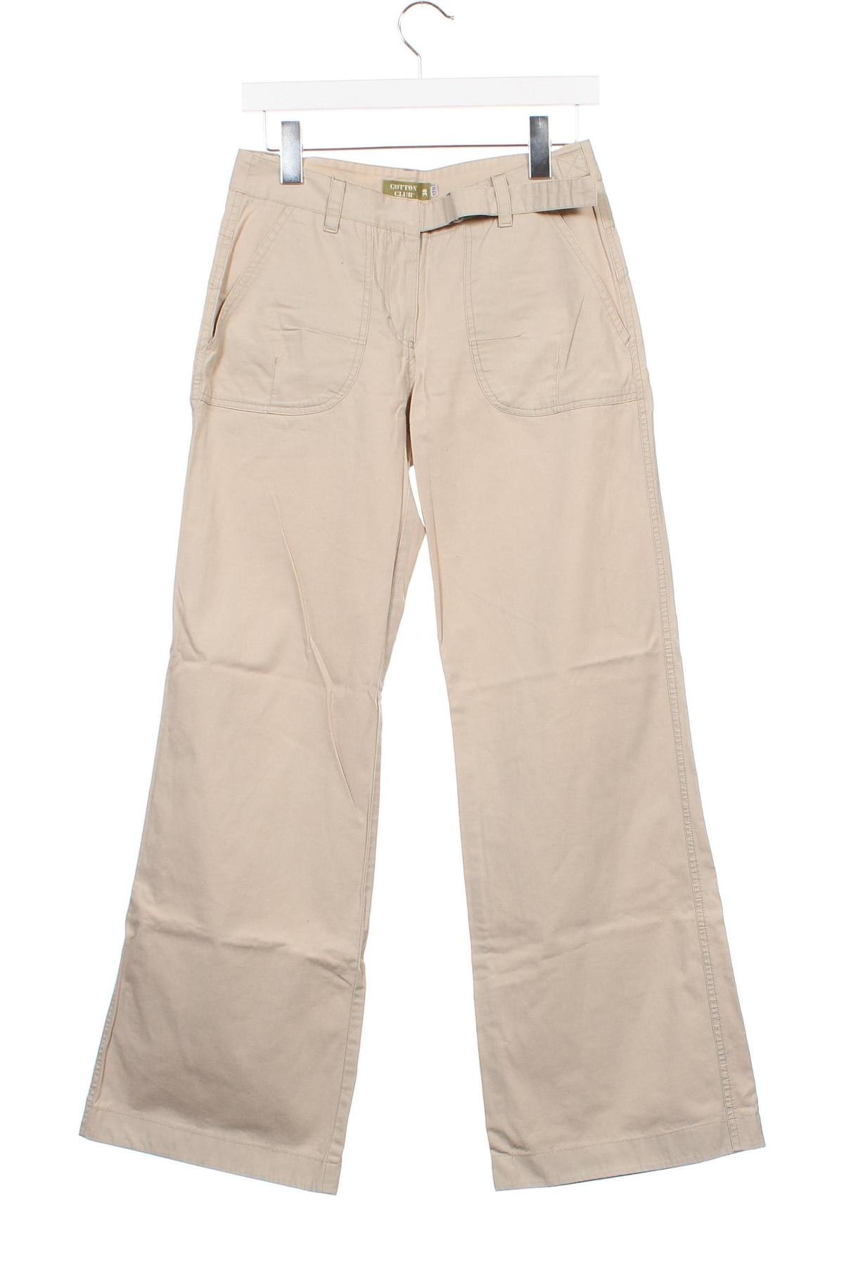 Детски панталон Cotton Club, Размер 14-15y/ 168-170 см, Цвят Бежов, Цена 10,02 лв.