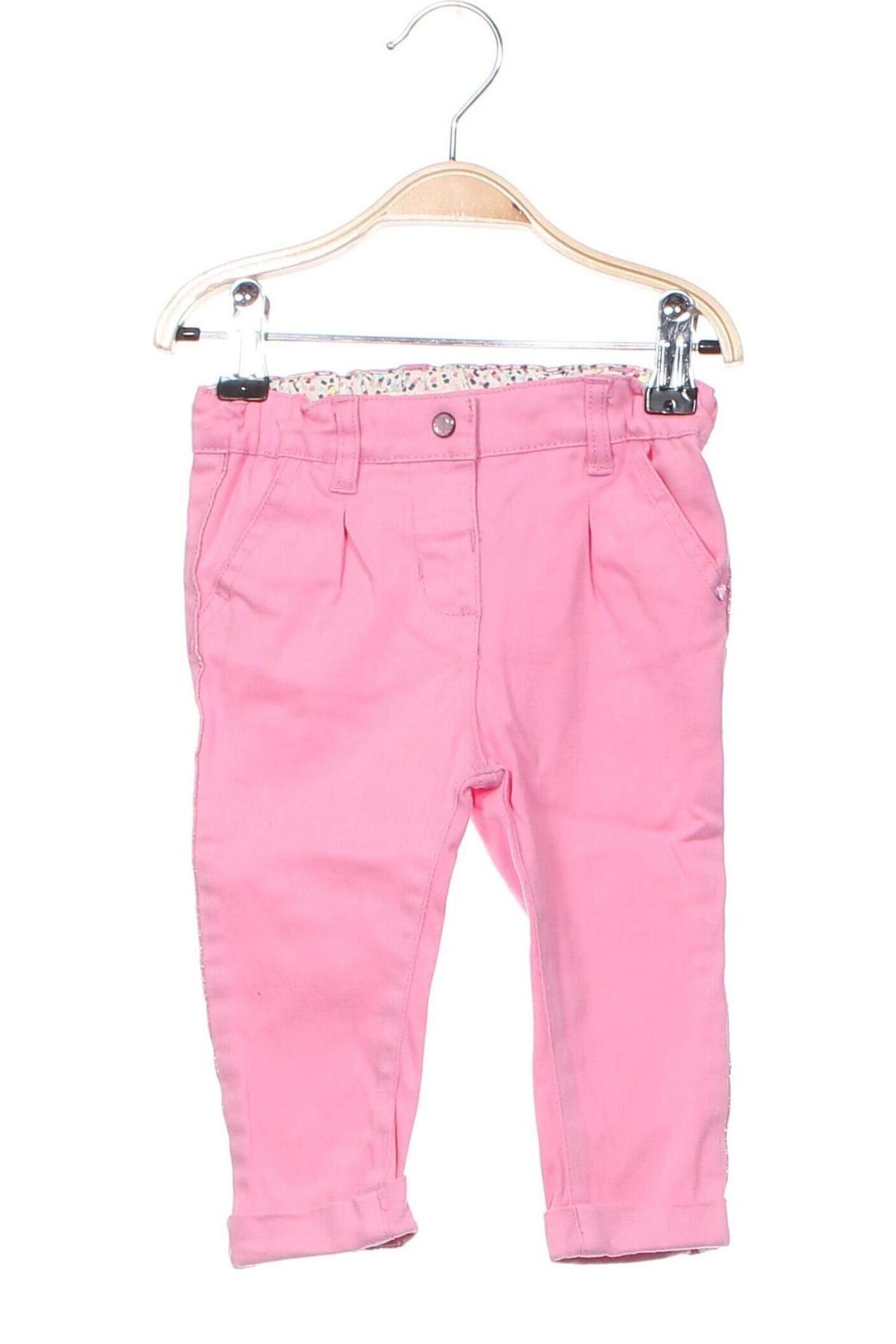 Dziecięce spodnie Du Pareil Au Meme, Rozmiar 6-9m/ 68-74 cm, Kolor Różowy, Cena 22,87 zł