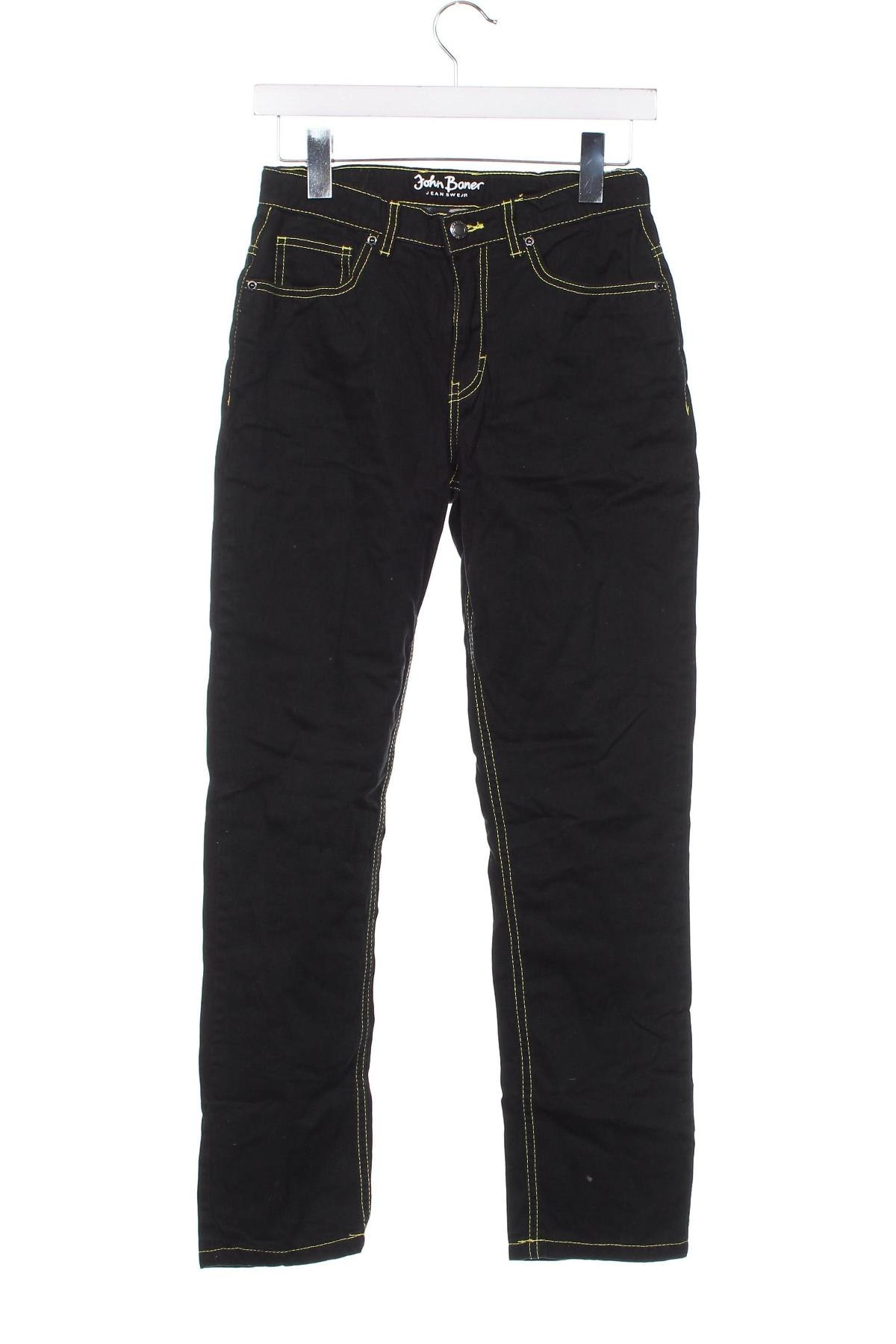 Pantaloni pentru copii John Baner, Mărime 11-12y/ 152-158 cm, Culoare Negru, Preț 22,11 Lei