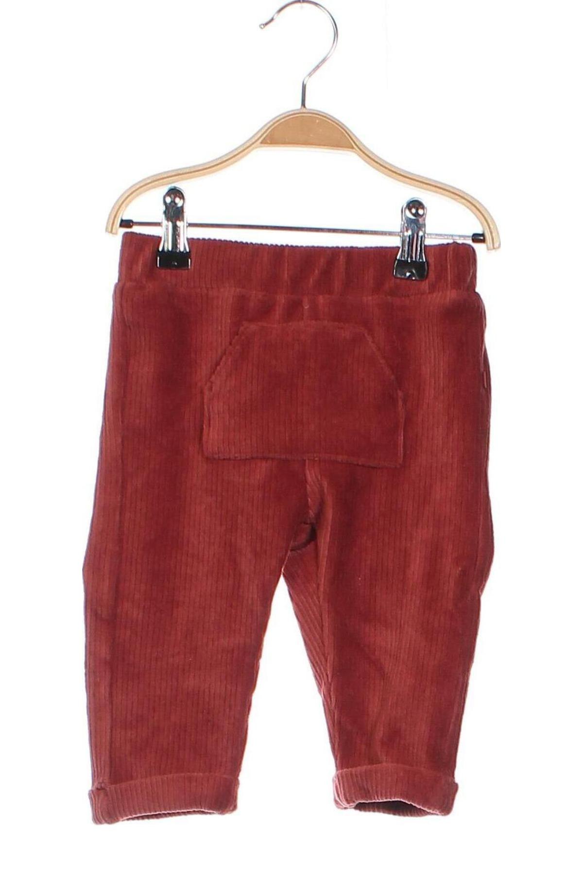 Pantaloni pentru copii Obaibi, Mărime 9-12m/ 74-80 cm, Culoare Roșu, Preț 86,84 Lei