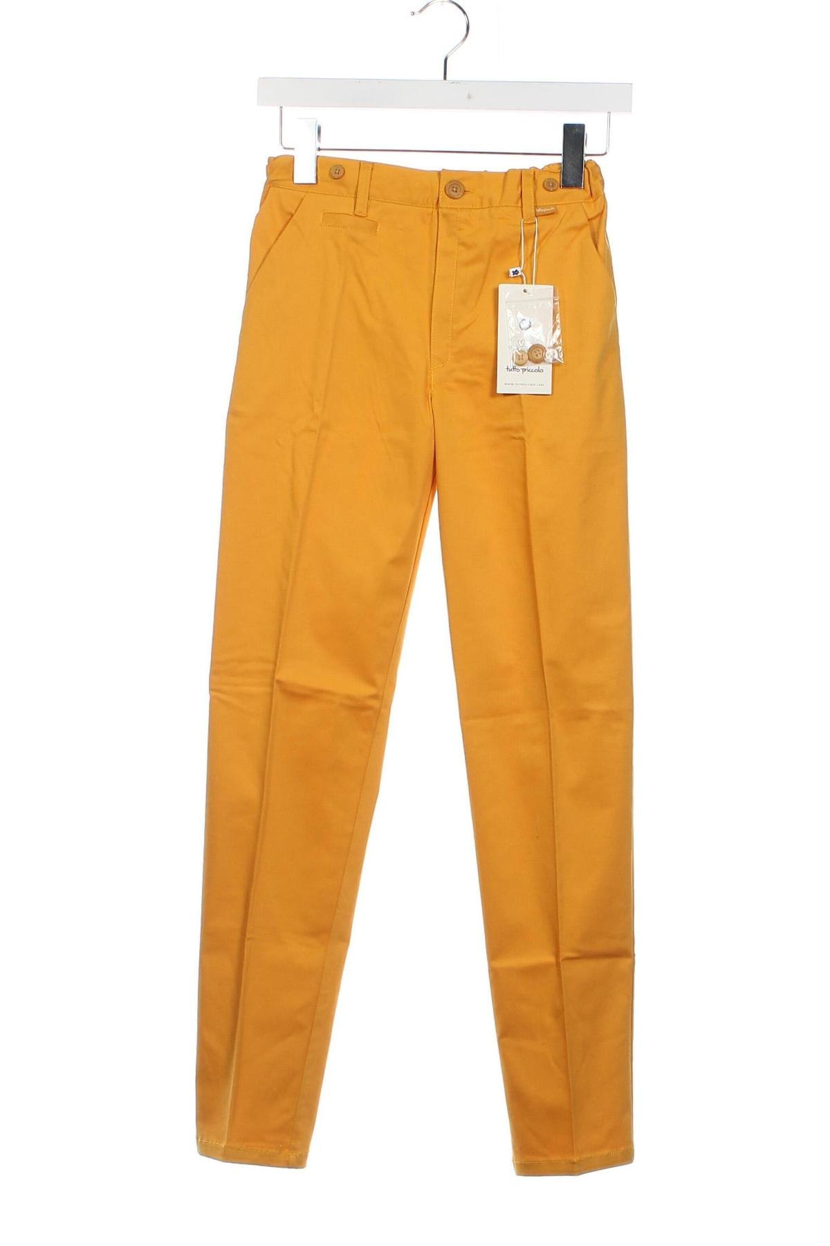 Dziecięce spodnie Tutto Piccolo, Rozmiar 11-12y/ 152-158 cm, Kolor Żółty, Cena 90,62 zł