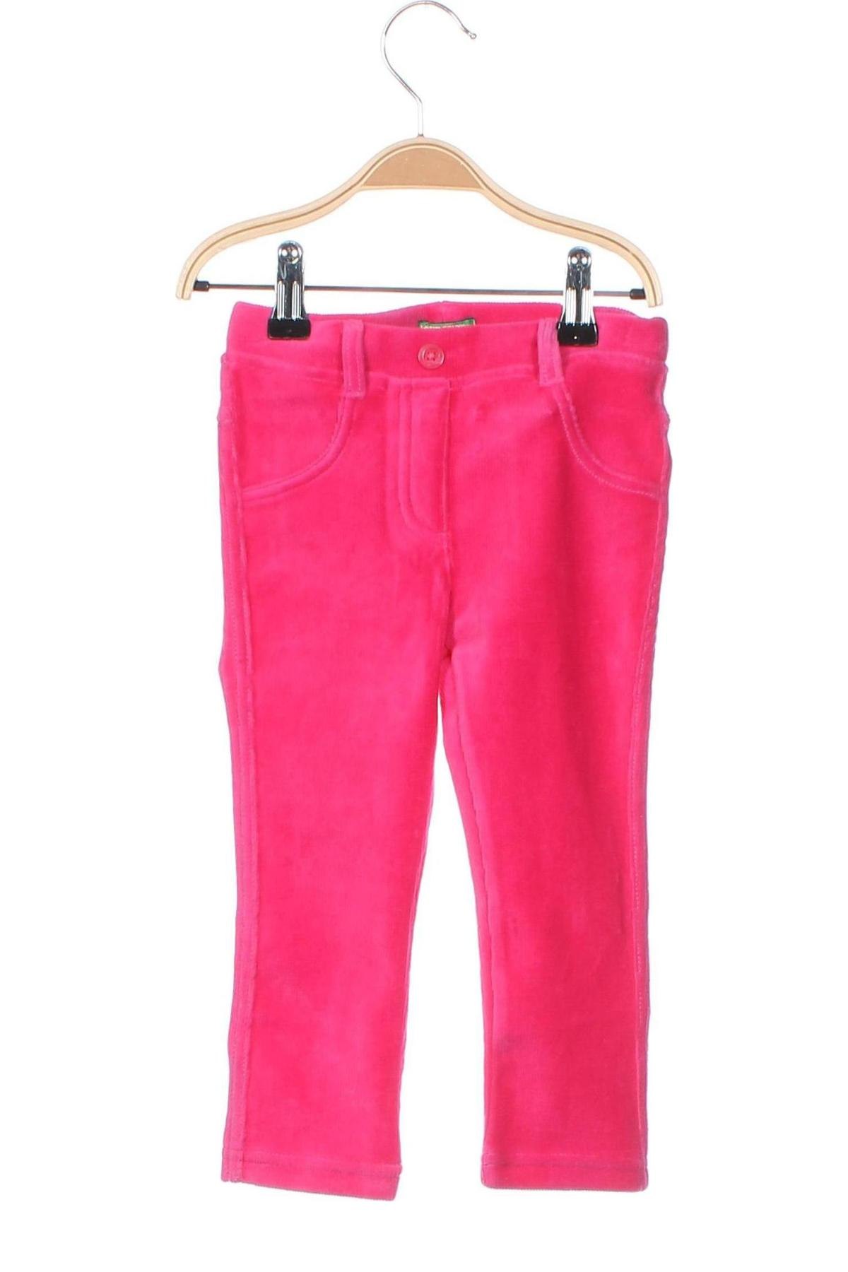 Pantaloni pentru copii United Colors Of Benetton, Mărime 18-24m/ 86-98 cm, Culoare Roz, Preț 30,42 Lei