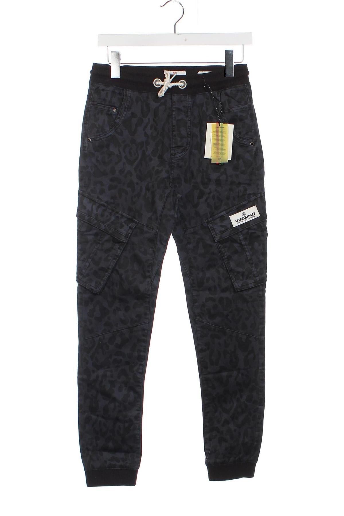 Pantaloni pentru copii Vingino, Mărime 13-14y/ 164-168 cm, Culoare Albastru, Preț 178,95 Lei