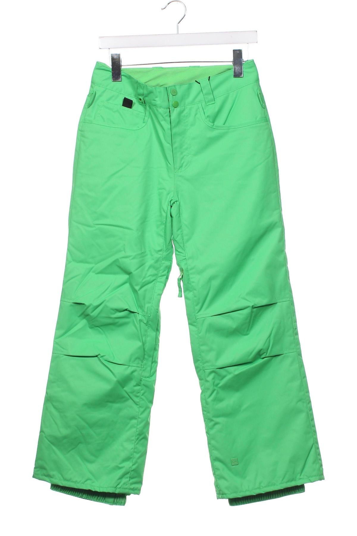 Детски панталон за зимни спортове Quiksilver, Размер 11-12y/ 152-158 см, Цвят Зелен, Цена 229,00 лв.