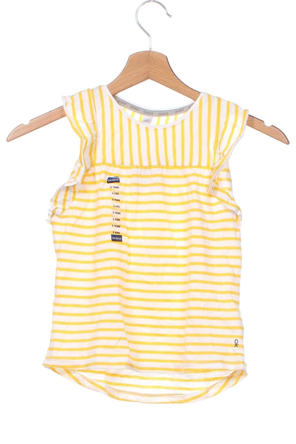 Μπλουζάκι αμάνικο παιδικό Okaidi, Μέγεθος 5-6y/ 116-122 εκ., Χρώμα Πολύχρωμο, Τιμή 5,12 €