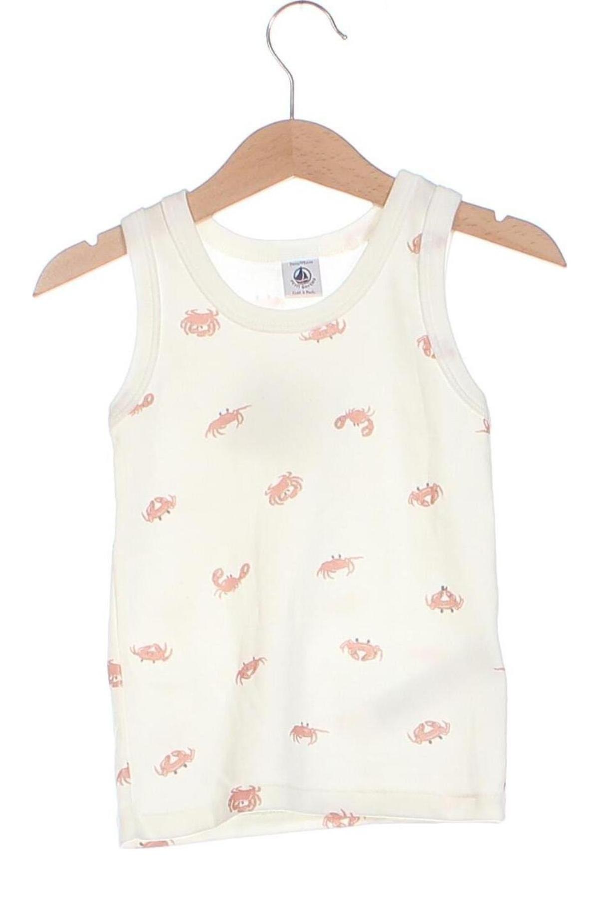 Kinder Top Petit Bateau, Größe 18-24m/ 86-98 cm, Farbe Weiß, Preis € 26,29