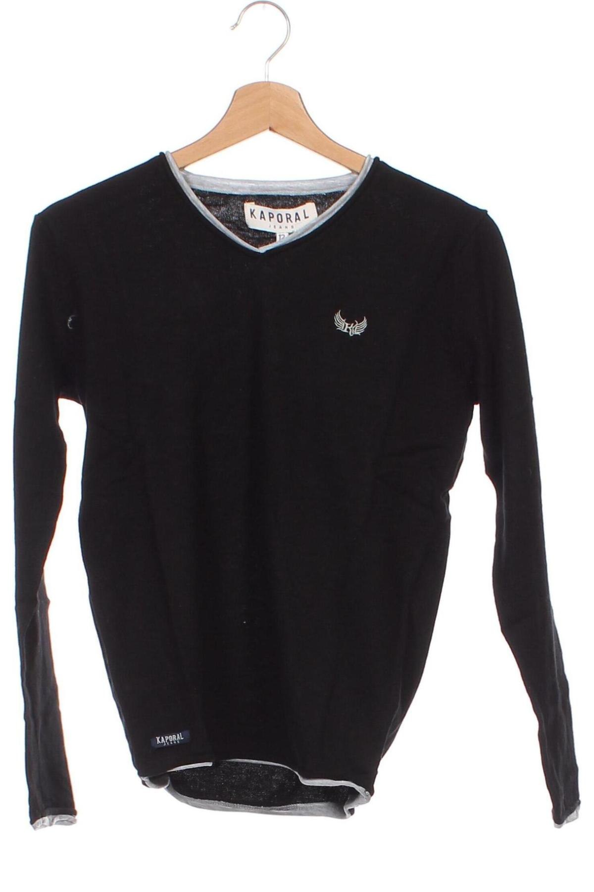 Детски пуловер Kaporal, Размер 11-12y/ 152-158 см, Цвят Черен, Цена 21,42 лв.