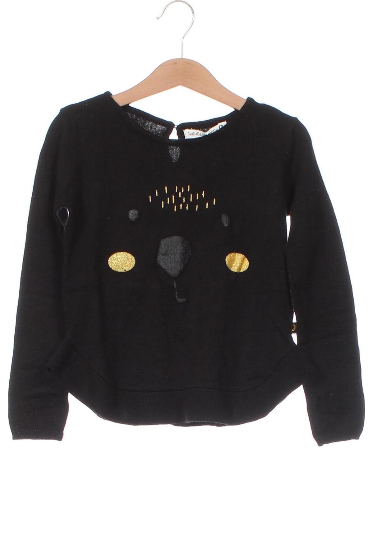 Παιδικό πουλόβερ LuluCastagnette, Μέγεθος 6-7y/ 122-128 εκ., Χρώμα Μαύρο, Τιμή 11,04 €
