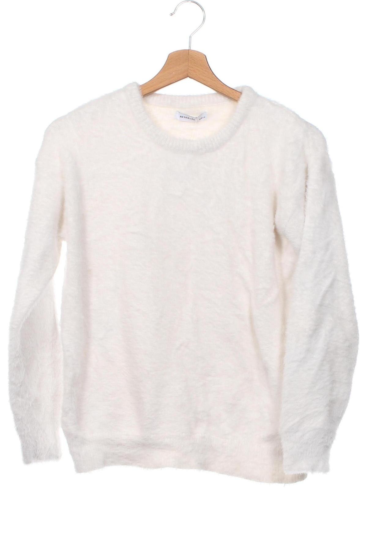 Dziecięcy sweter Reserved, Rozmiar 12-13y/ 158-164 cm, Kolor Biały, Cena 26,10 zł
