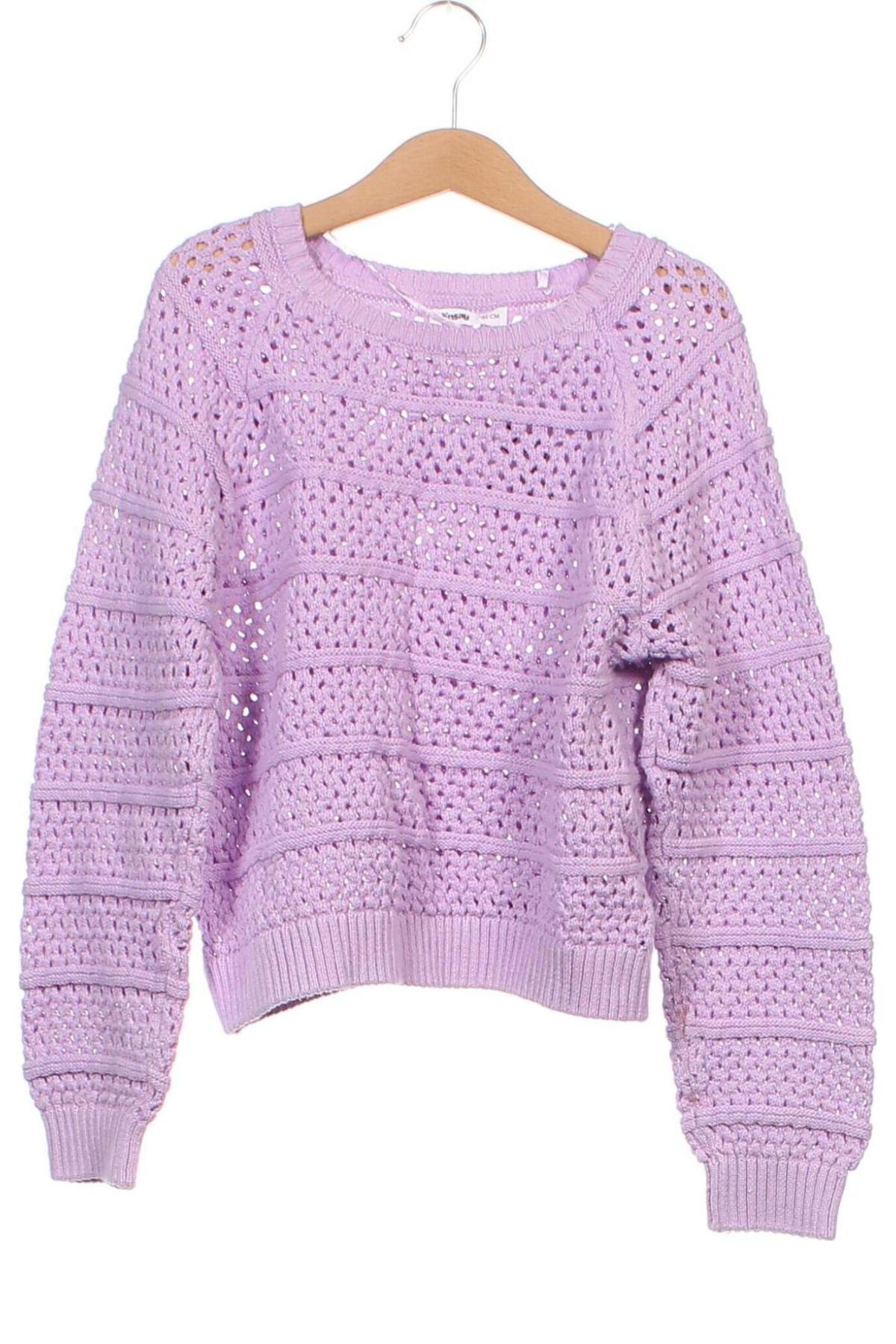 Kinderpullover Sinsay, Größe 10-11y/ 146-152 cm, Farbe Lila, Preis € 4,44