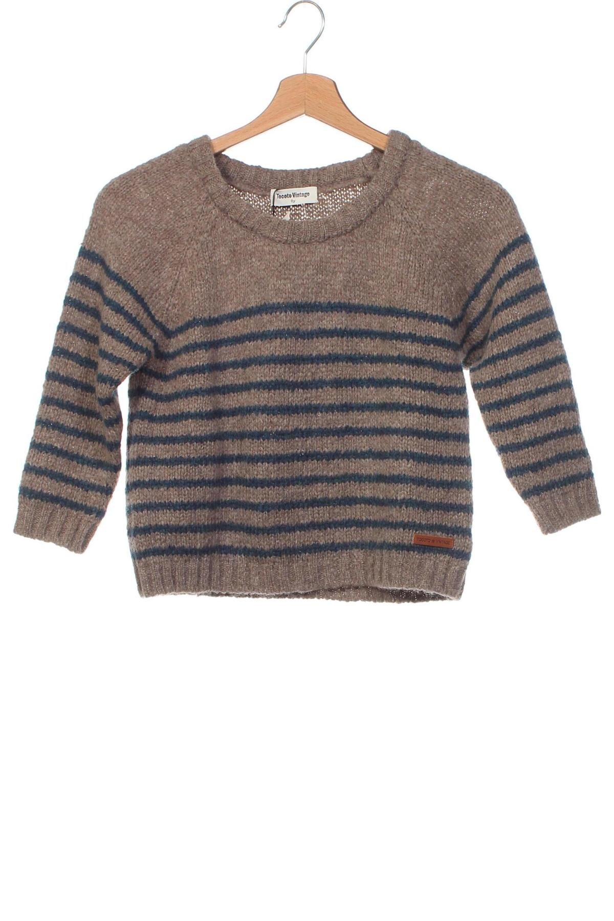 Παιδικό πουλόβερ Tocoto Vintage, Μέγεθος 8-9y/ 134-140 εκ., Χρώμα Καφέ, Τιμή 13,41 €