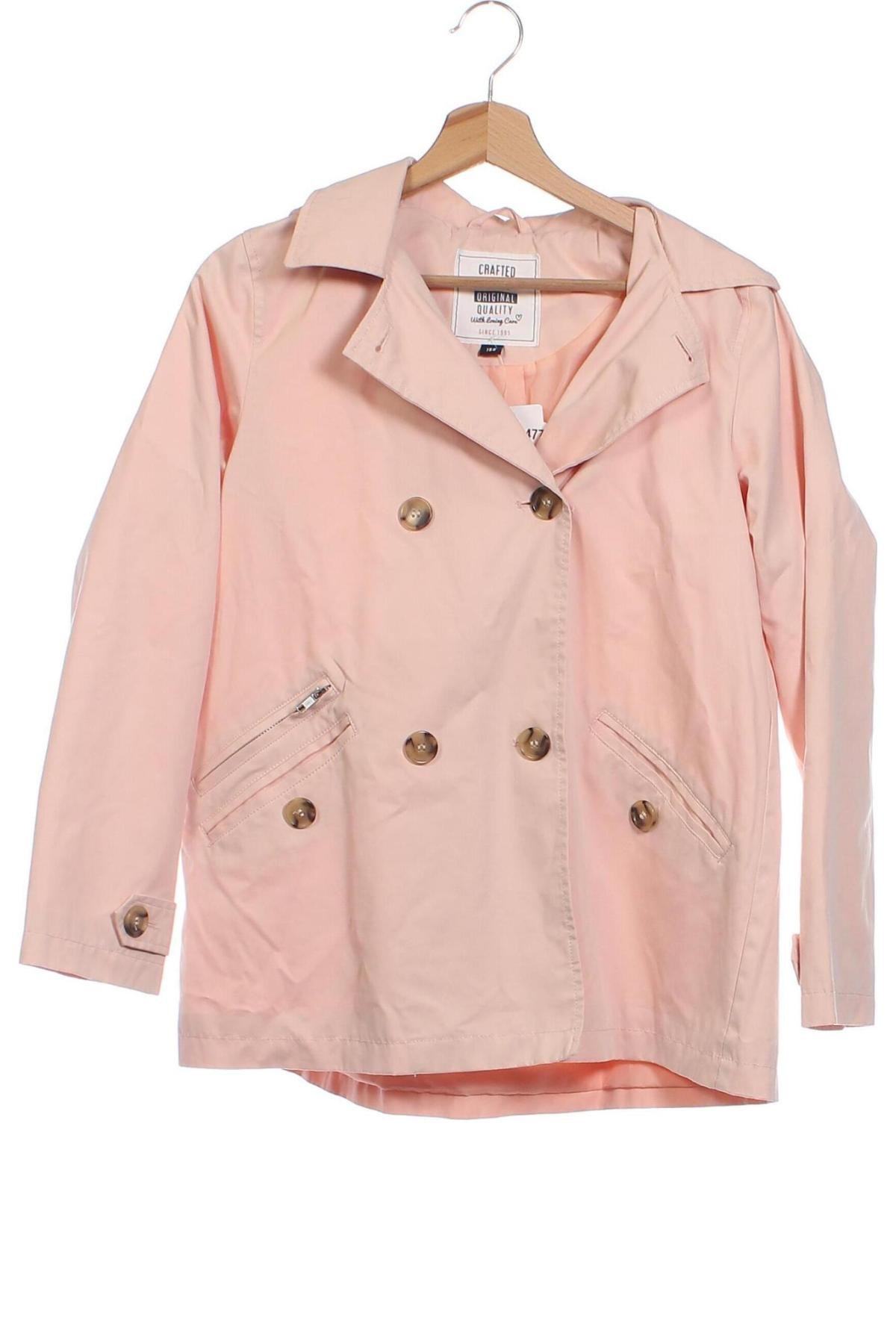 Dětský přechodný kabát  C&A, Velikost 11-12y/ 152-158 cm, Barva Růžová, Cena  165,00 Kč