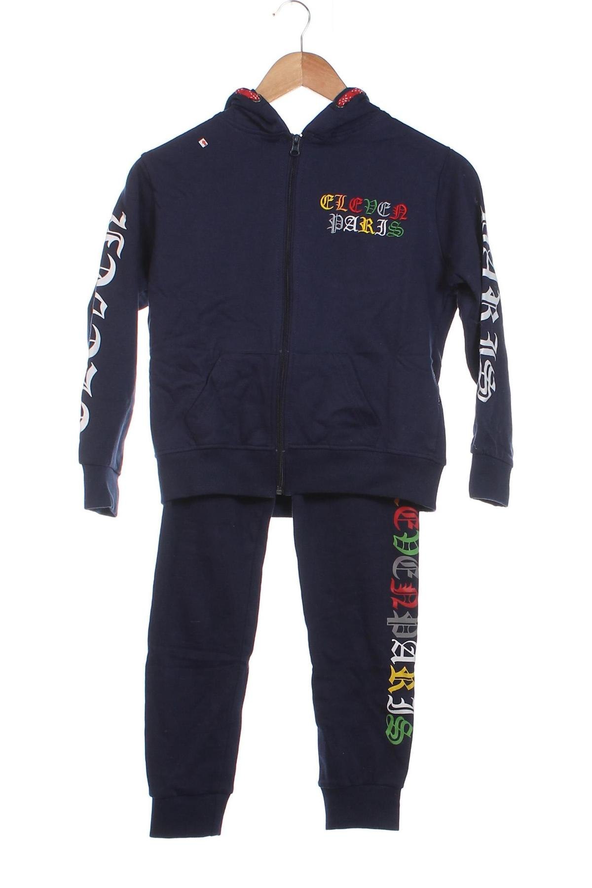 Kinder Sportanzug Eleven Paris Little, Größe 10-11y/ 146-152 cm, Farbe Blau, Preis € 30,06