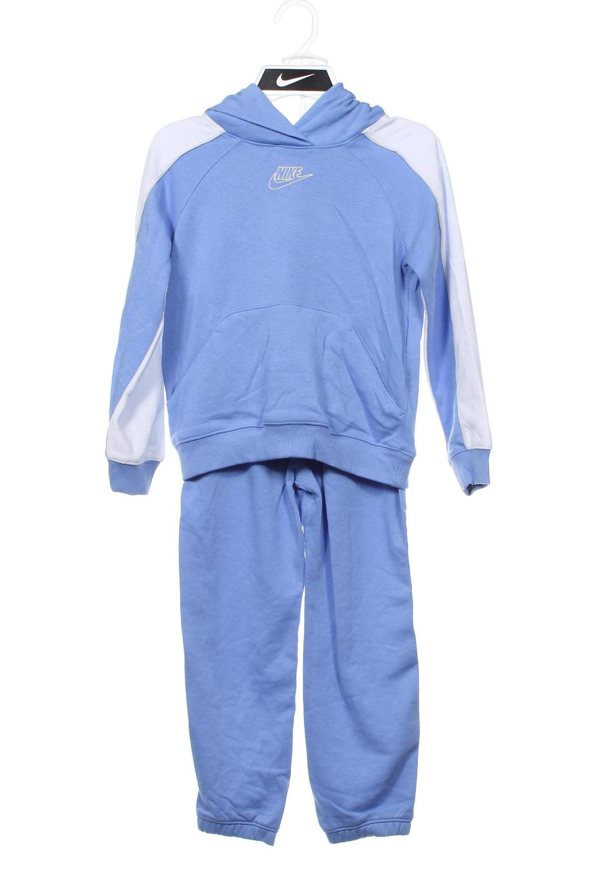 Kinder Sportanzug Nike, Größe 5-6y/ 116-122 cm, Farbe Blau, Preis 48,45 €