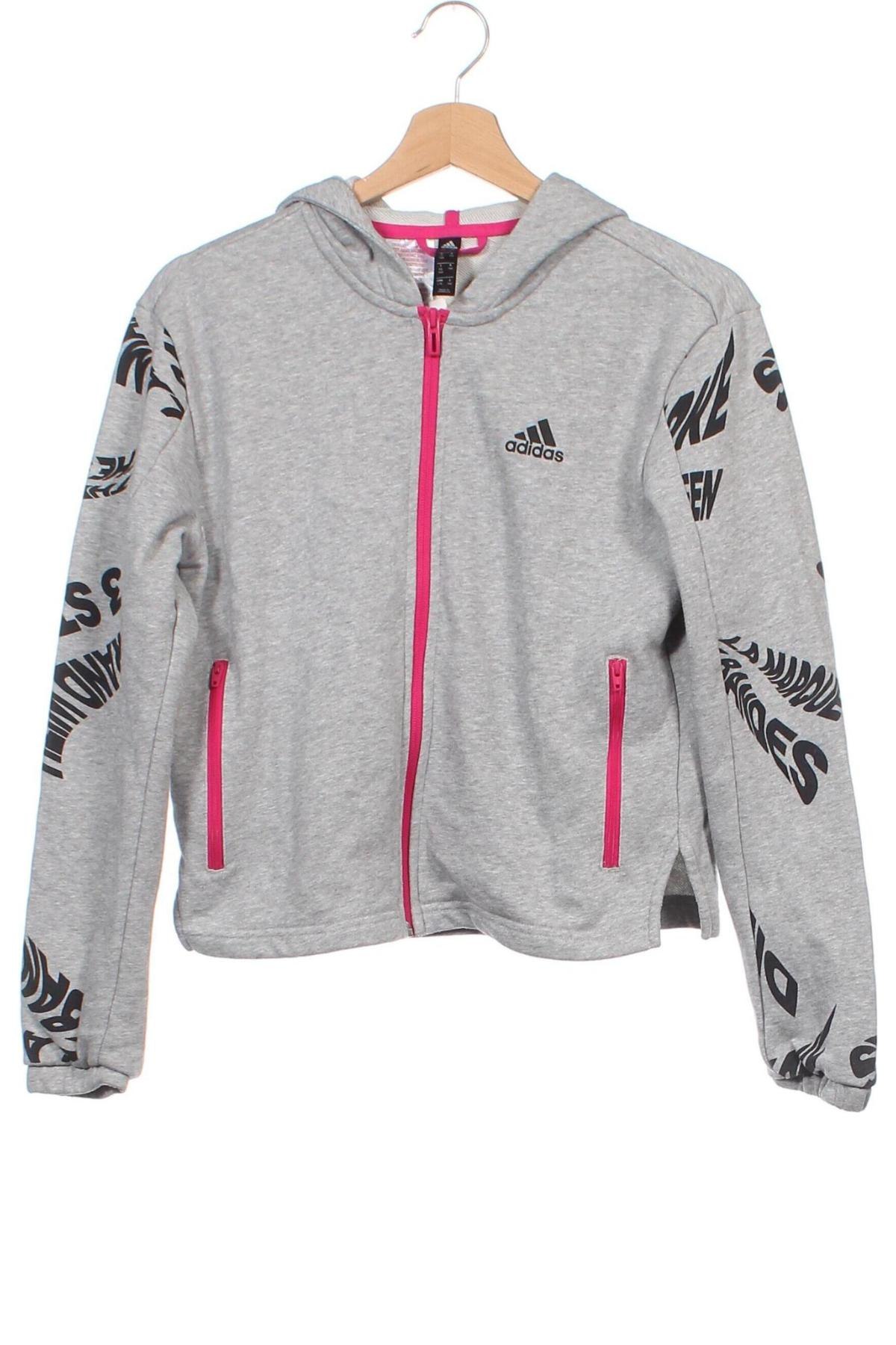 Gyerek sweatshirt Adidas, Méret 13-14y / 164-168 cm, Szín Szürke, Ár 7 221 Ft