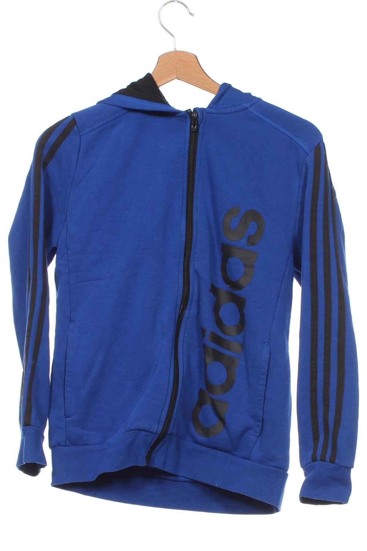 Gyerek sweatshirt Adidas, Méret 13-14y / 164-168 cm, Szín Kék, Ár 9 133 Ft