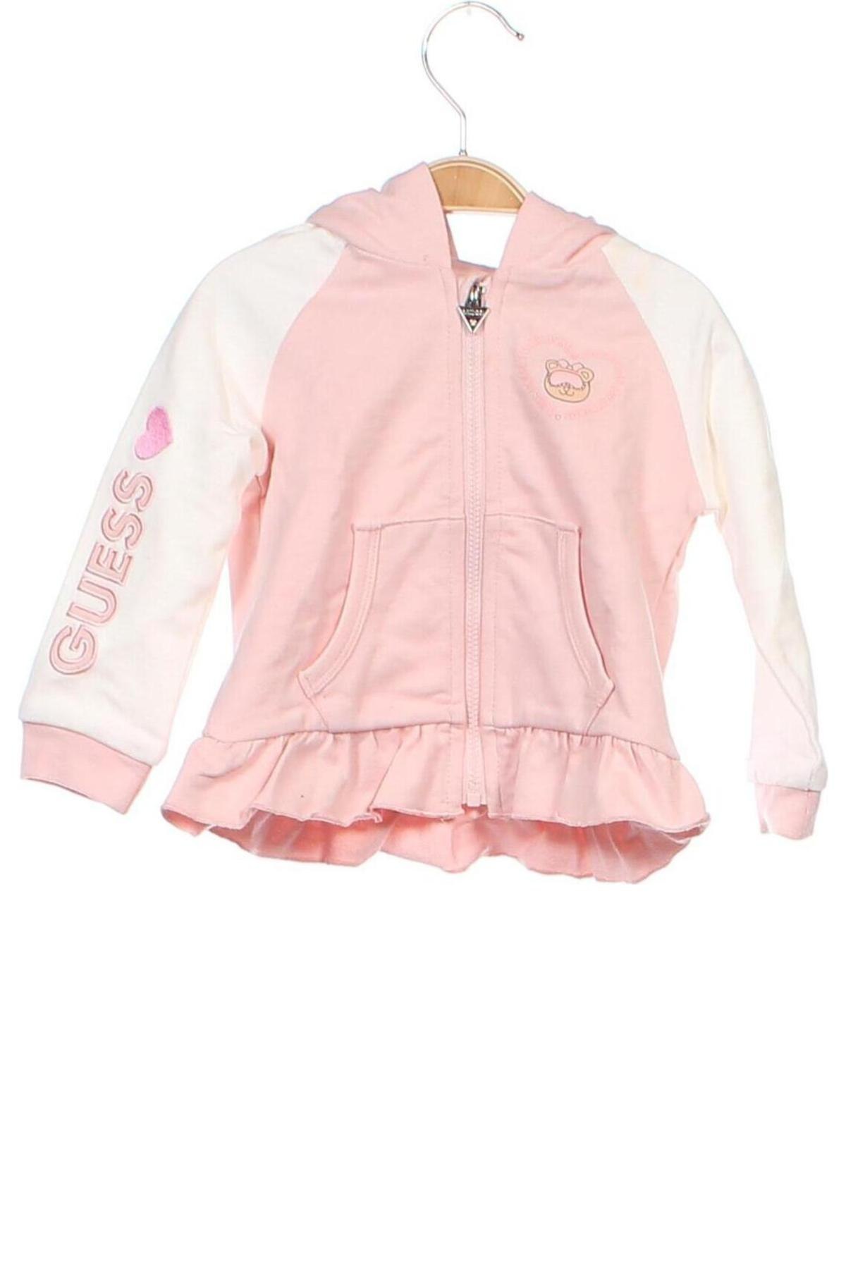 Kinder Sweatshirts Guess, Größe 9-12m/ 74-80 cm, Farbe Rosa, Preis 30,96 €