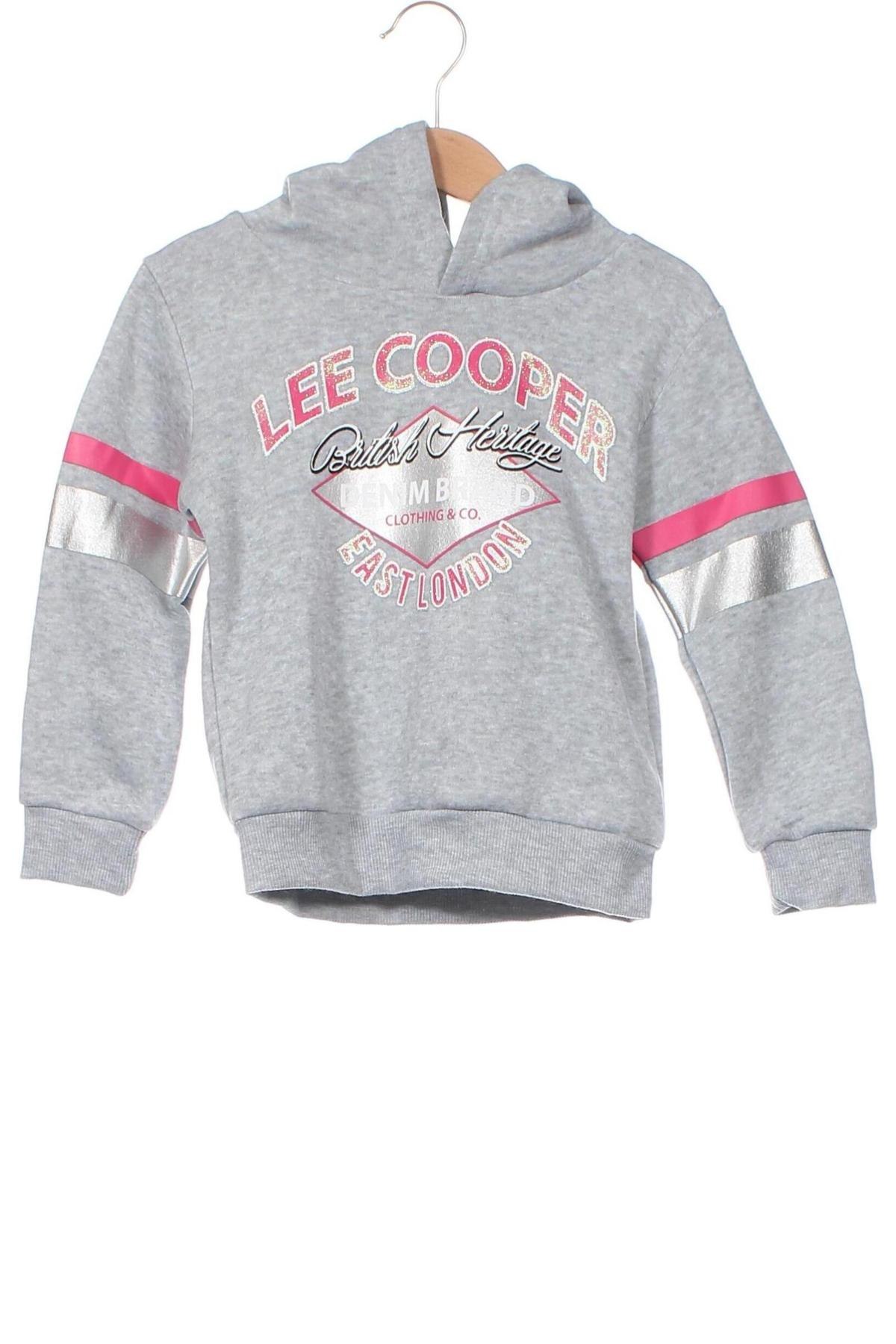 Παιδικό φούτερ Lee Cooper, Μέγεθος 4-5y/ 110-116 εκ., Χρώμα Γκρί, Τιμή 14,02 €