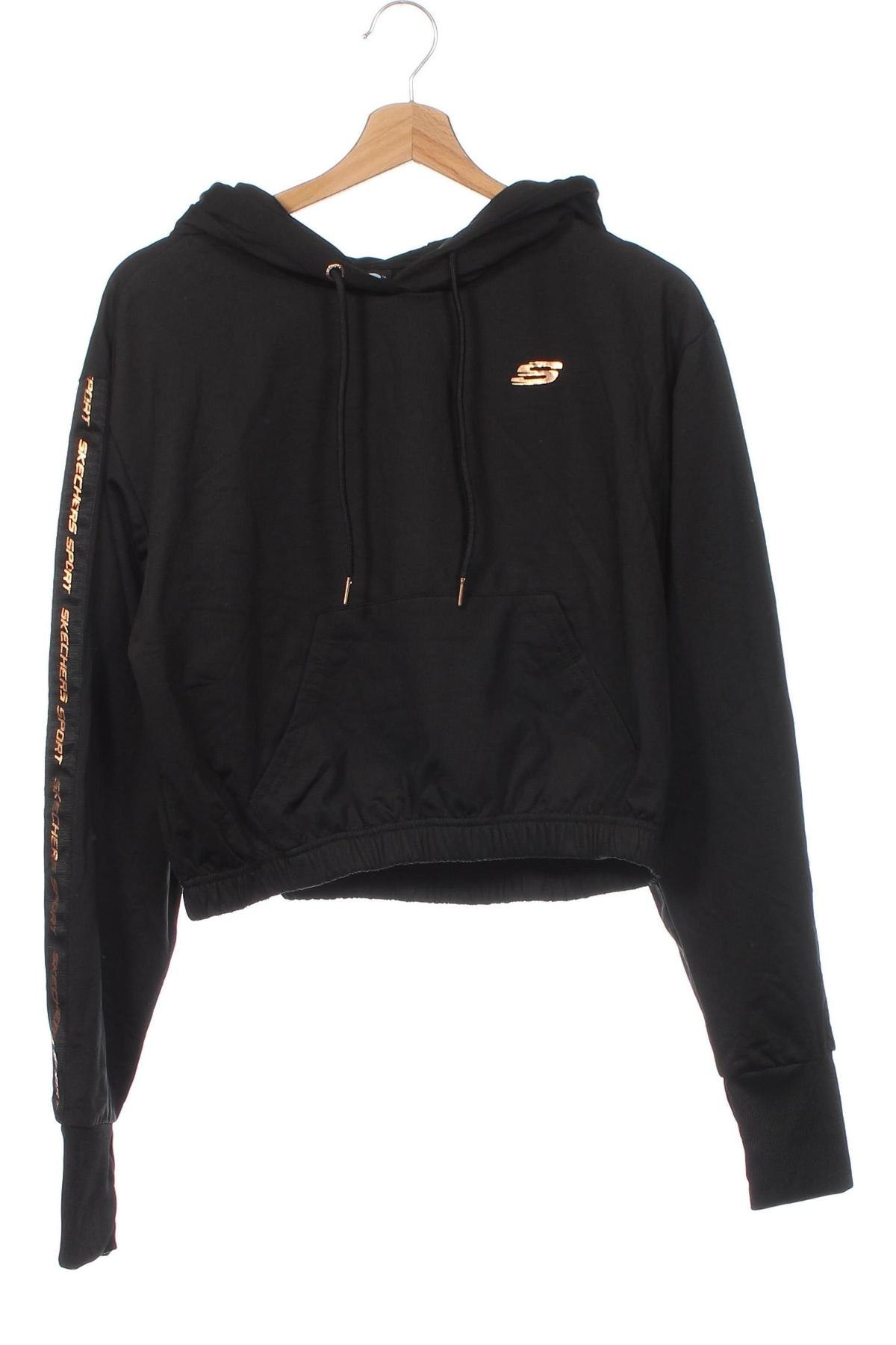 Gyerek sweatshirt Skechers, Méret 13-14y / 164-168 cm, Szín Fekete, Ár 3 044 Ft