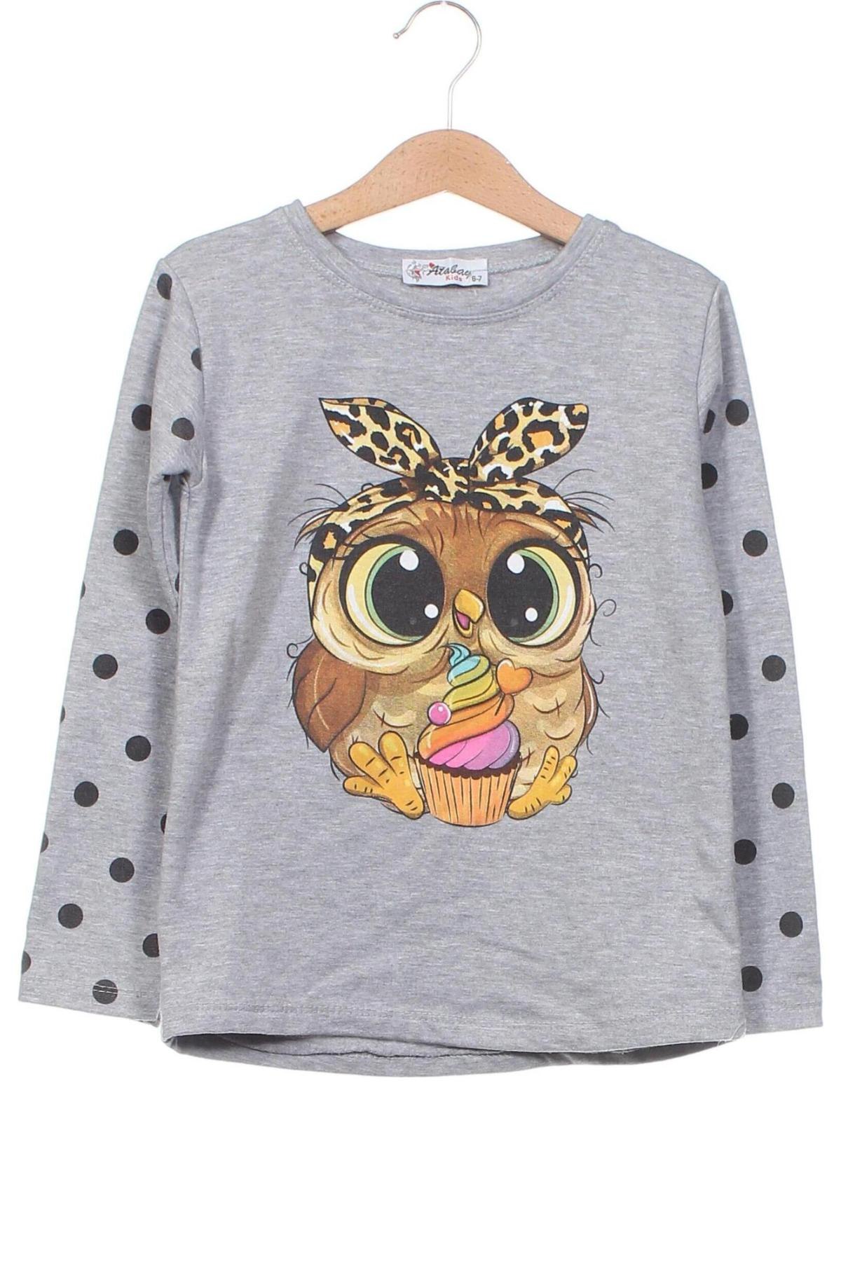 Kinder Shirt, Größe 6-7y/ 122-128 cm, Farbe Grau, Preis € 7,98