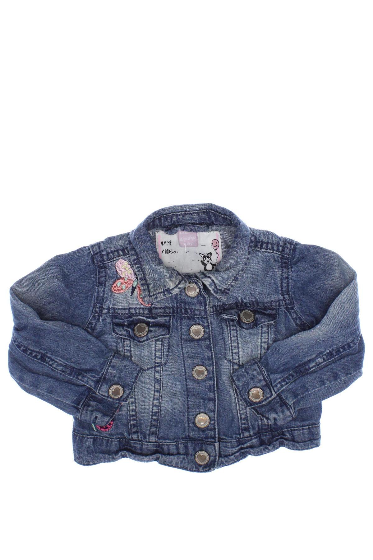 Kinder Jeansjacke Dopo Dopo, Größe 6-9m/ 68-74 cm, Farbe Blau, Preis 8,10 €