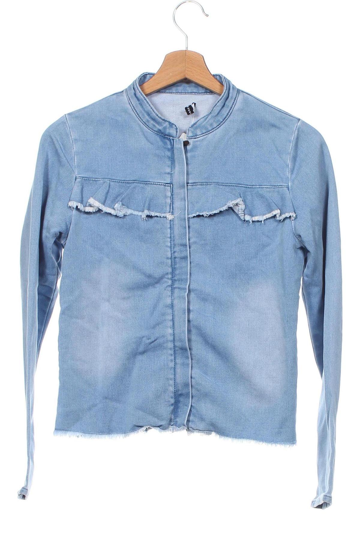 Kinder Jeansjacke Reserved, Größe 11-12y/ 152-158 cm, Farbe Blau, Preis € 10,42