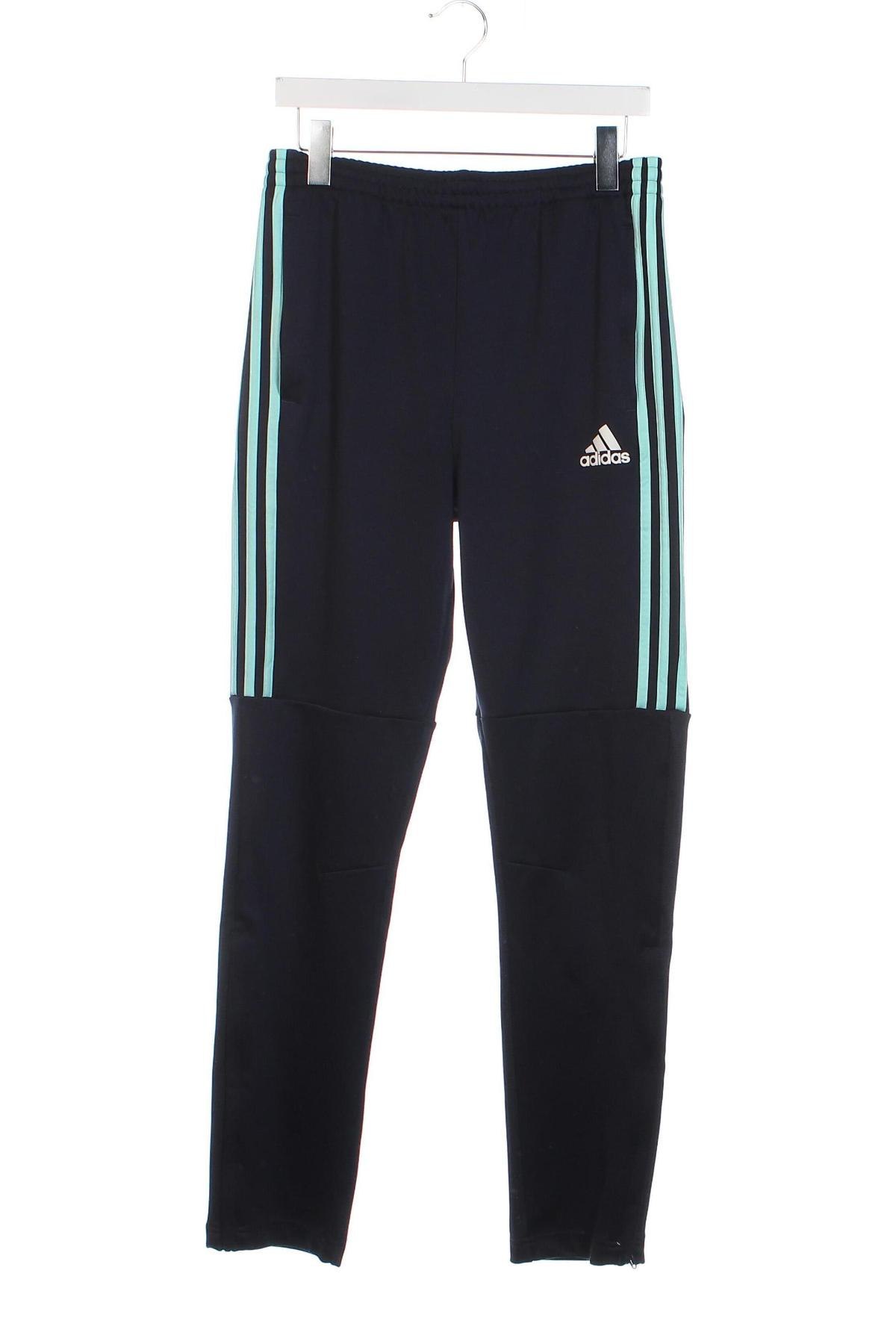 Kinder Sporthose Adidas, Größe 15-18y/ 170-176 cm, Farbe Blau, Preis 22,27 €