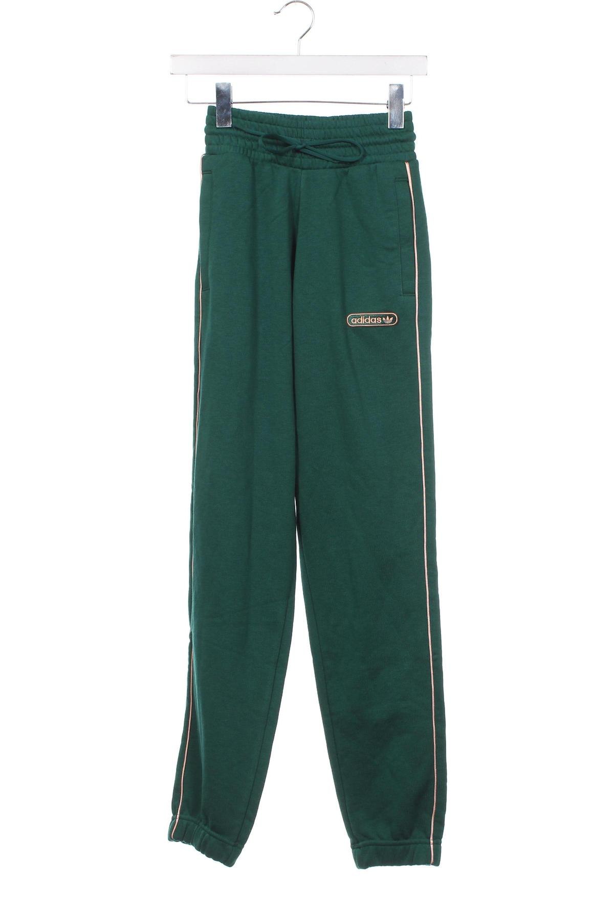 Pantaloni de trening, pentru copii Adidas, Mărime 14-15y/ 168-170 cm, Culoare Verde, Preț 112,26 Lei