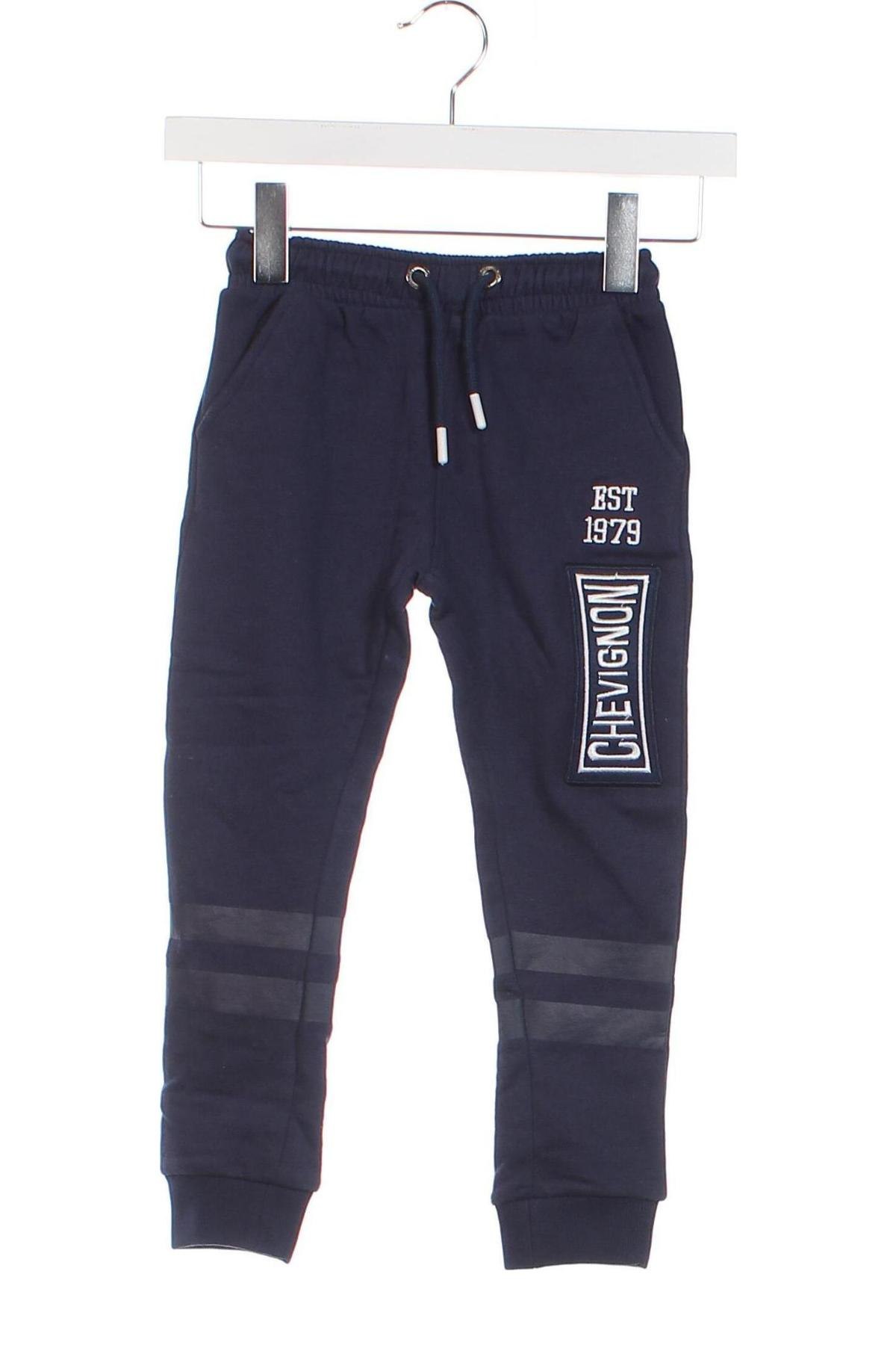 Pantaloni de trening, pentru copii Chevignon, Mărime 5-6y/ 116-122 cm, Culoare Albastru, Preț 83,16 Lei