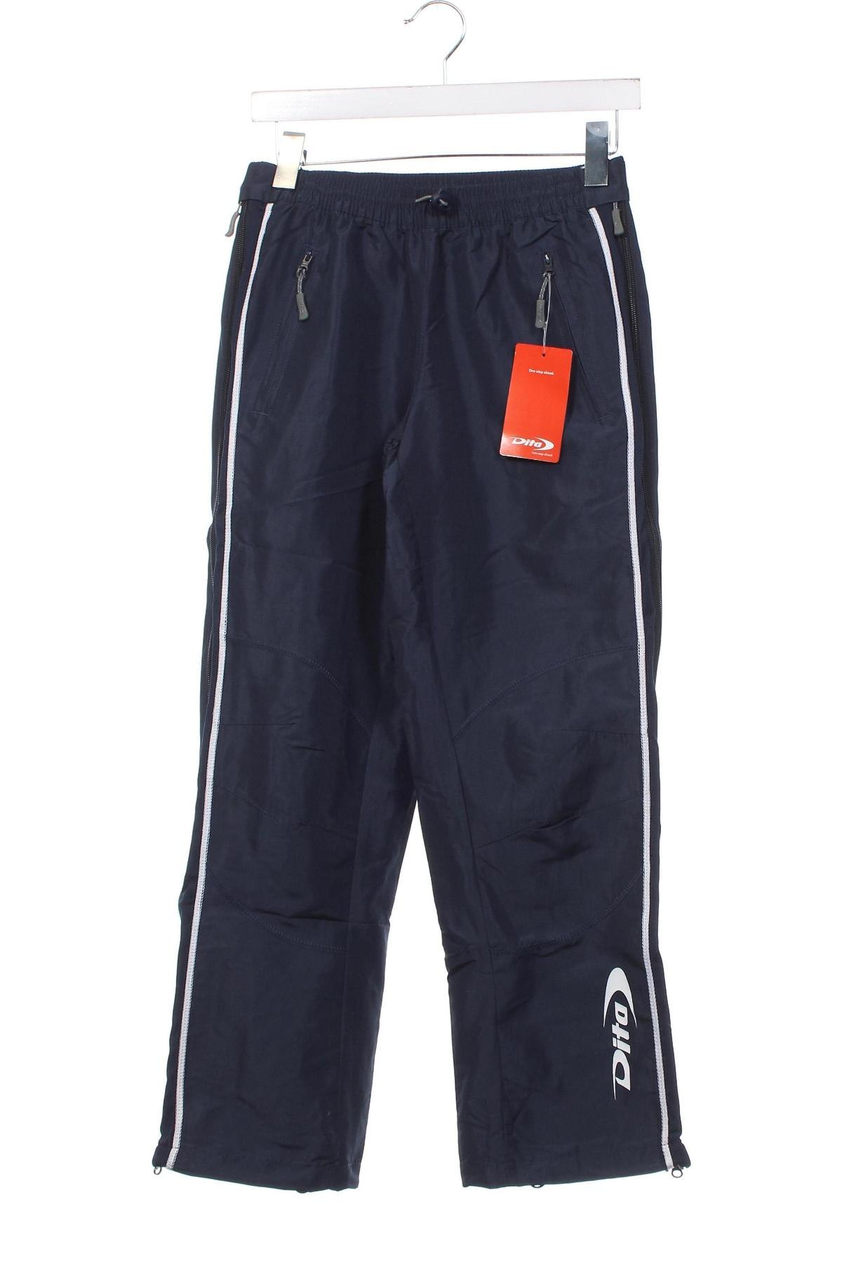 Pantaloni de trening, pentru copii Dita, Mărime 12-13y/ 158-164 cm, Culoare Albastru, Preț 20,53 Lei