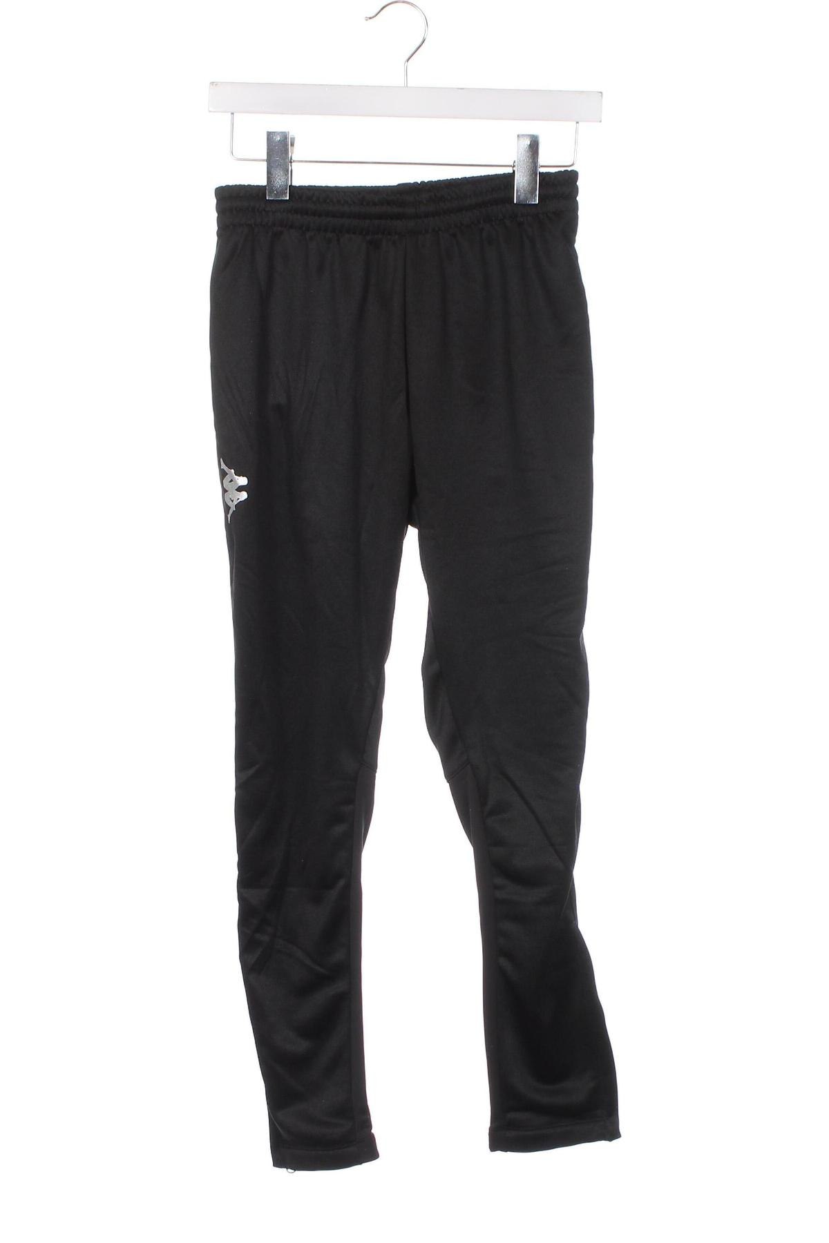 Pantaloni de trening, pentru copii Kappa, Mărime 13-14y/ 164-168 cm, Culoare Negru, Preț 27,08 Lei