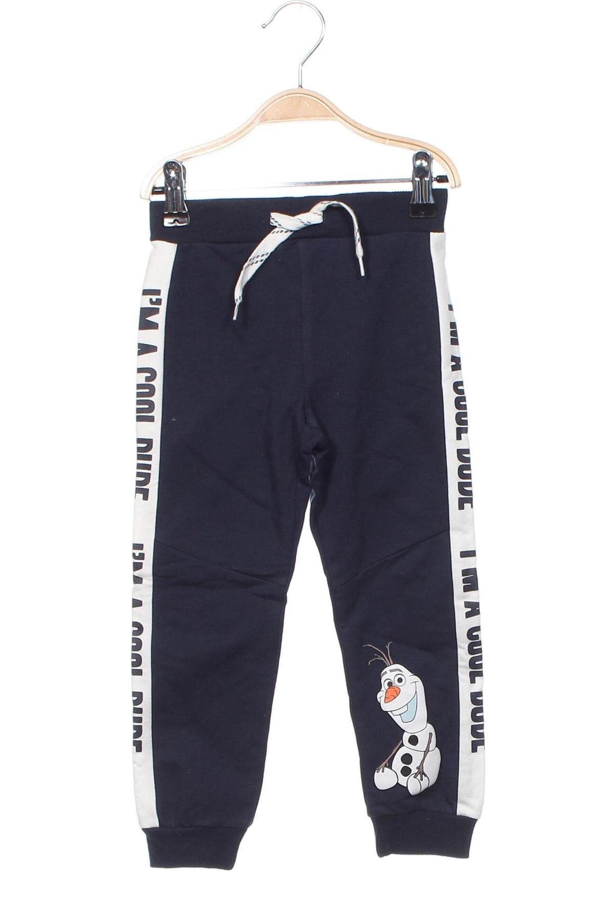 Pantaloni de trening, pentru copii Name It, Mărime 2-3y/ 98-104 cm, Culoare Albastru, Preț 102,63 Lei