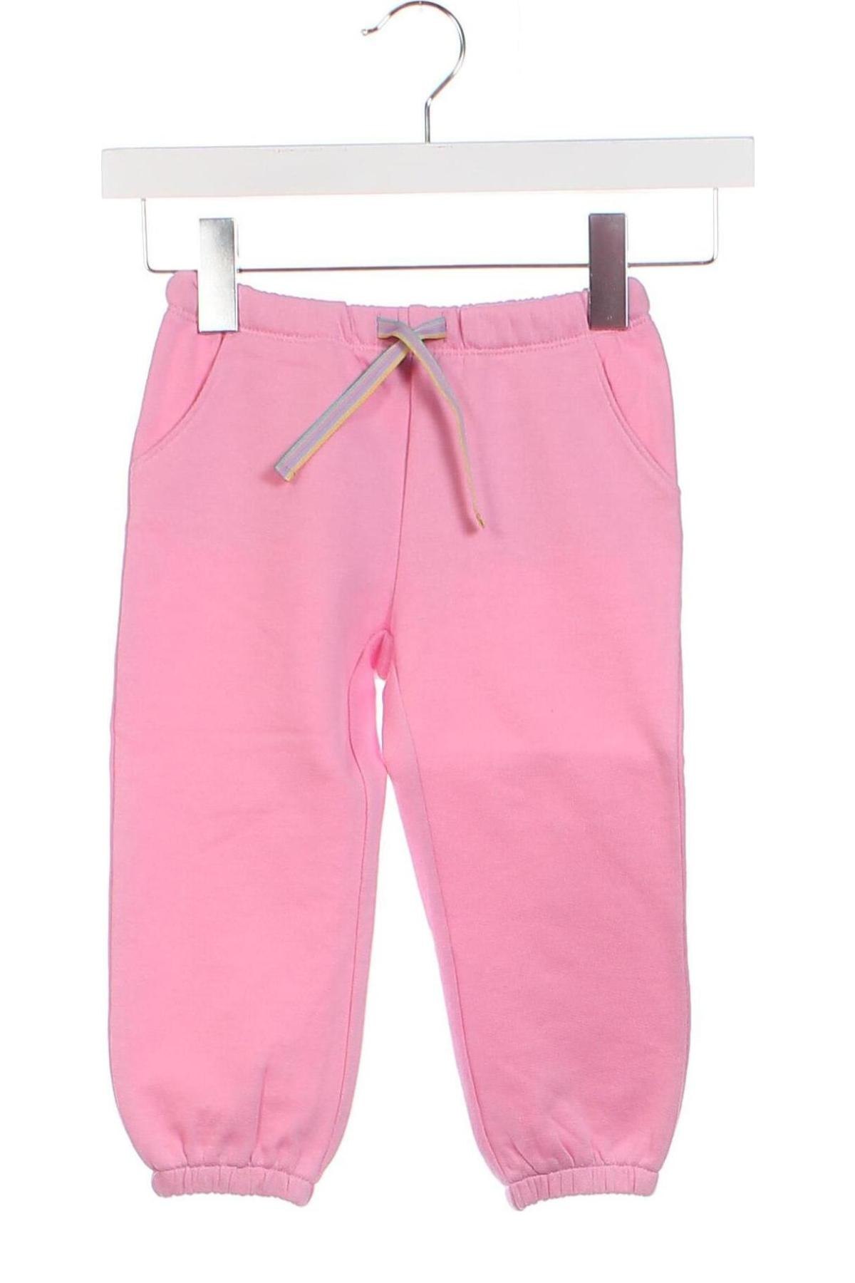 Dziecięce spodnie sportowe United Colors Of Benetton, Rozmiar 2-3y/ 98-104 cm, Kolor Różowy, Cena 71,84 zł