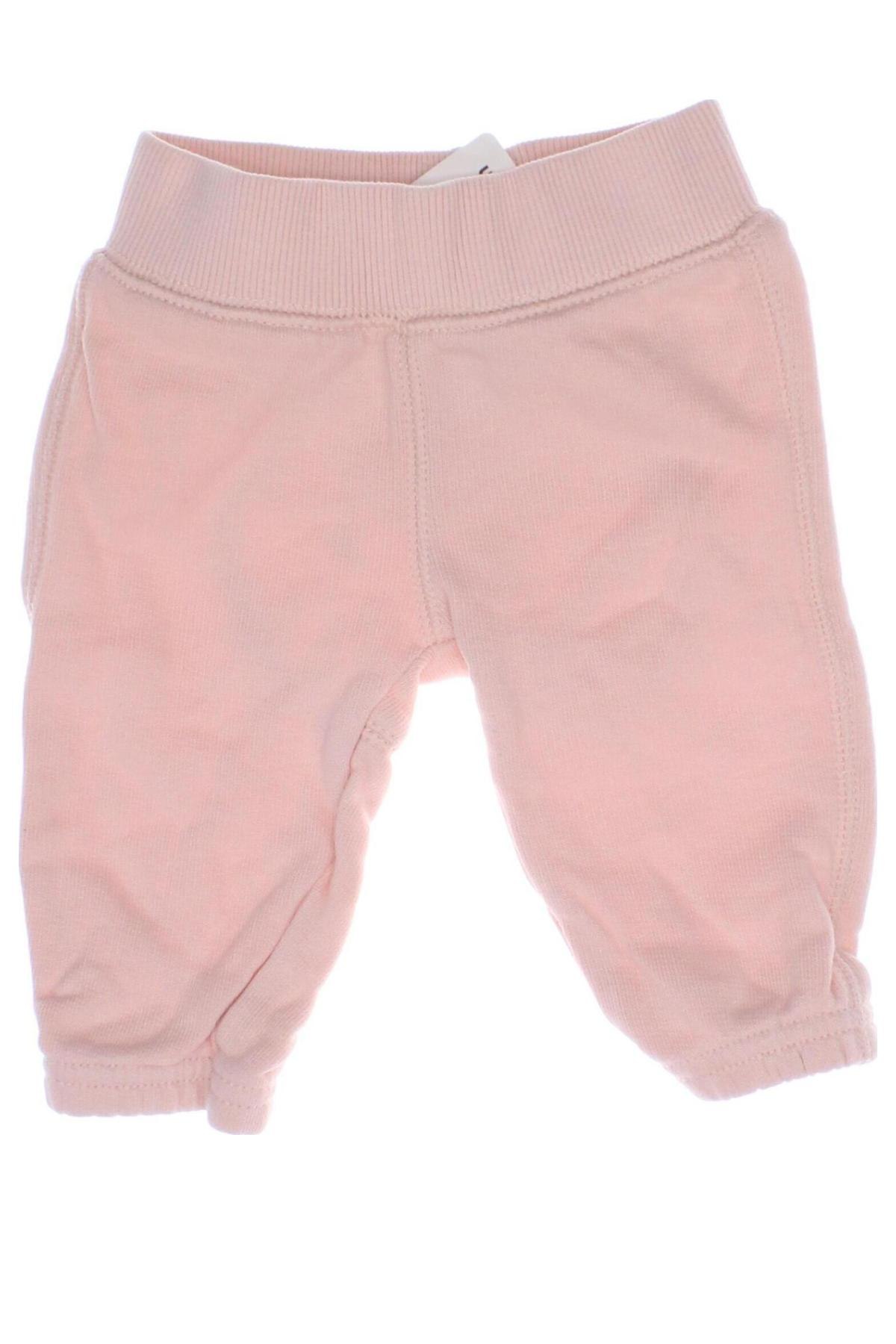 Dziecięce spodnie sportowe United Colors Of Benetton, Rozmiar 2-3m/ 56-62 cm, Kolor Różowy, Cena 39,31 zł