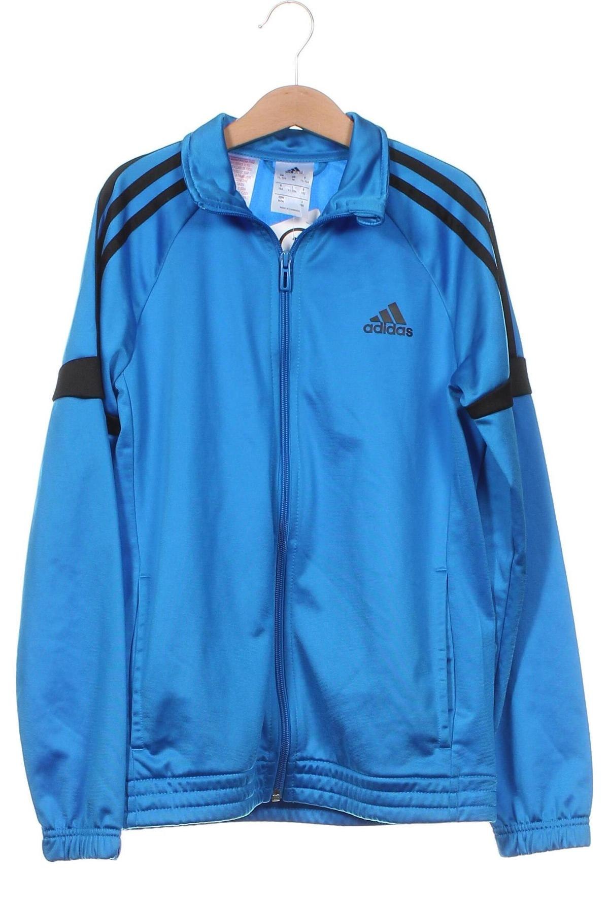 Παιδικό αθλητικό πάνω φόρμα Adidas, Μέγεθος 10-11y/ 146-152 εκ., Χρώμα Μπλέ, Τιμή 18,80 €