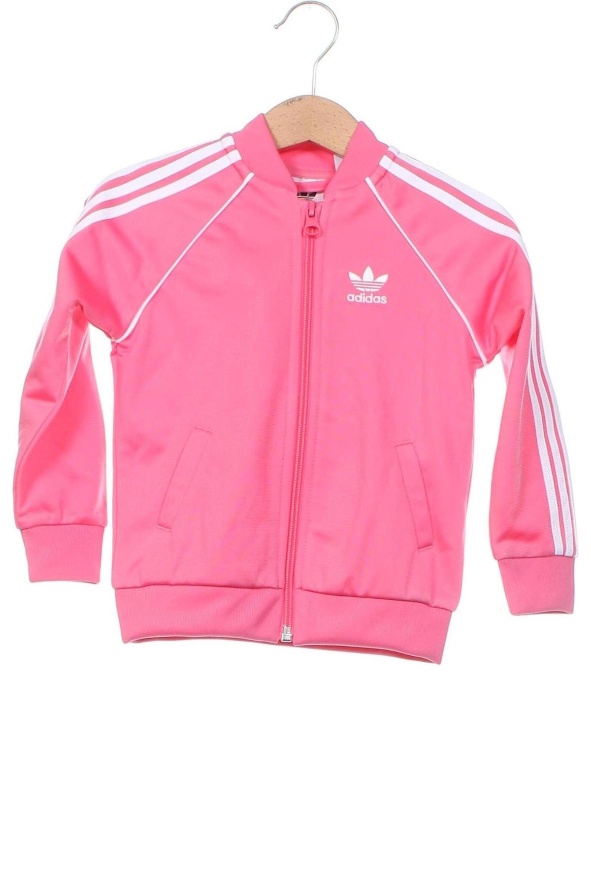 Dziecięca sportowa bluza Adidas Originals, Rozmiar 12-18m/ 80-86 cm, Kolor Różowy, Cena 136,87 zł