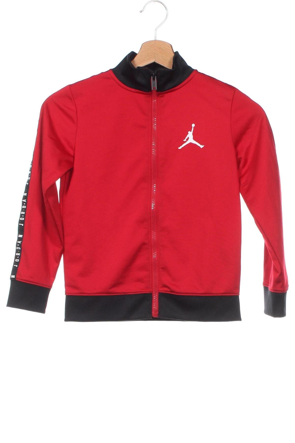 Детско спортно горнище Air Jordan Nike, Размер 5-6y/ 116-122 см, Цвят Черен, Цена 59,20 лв.