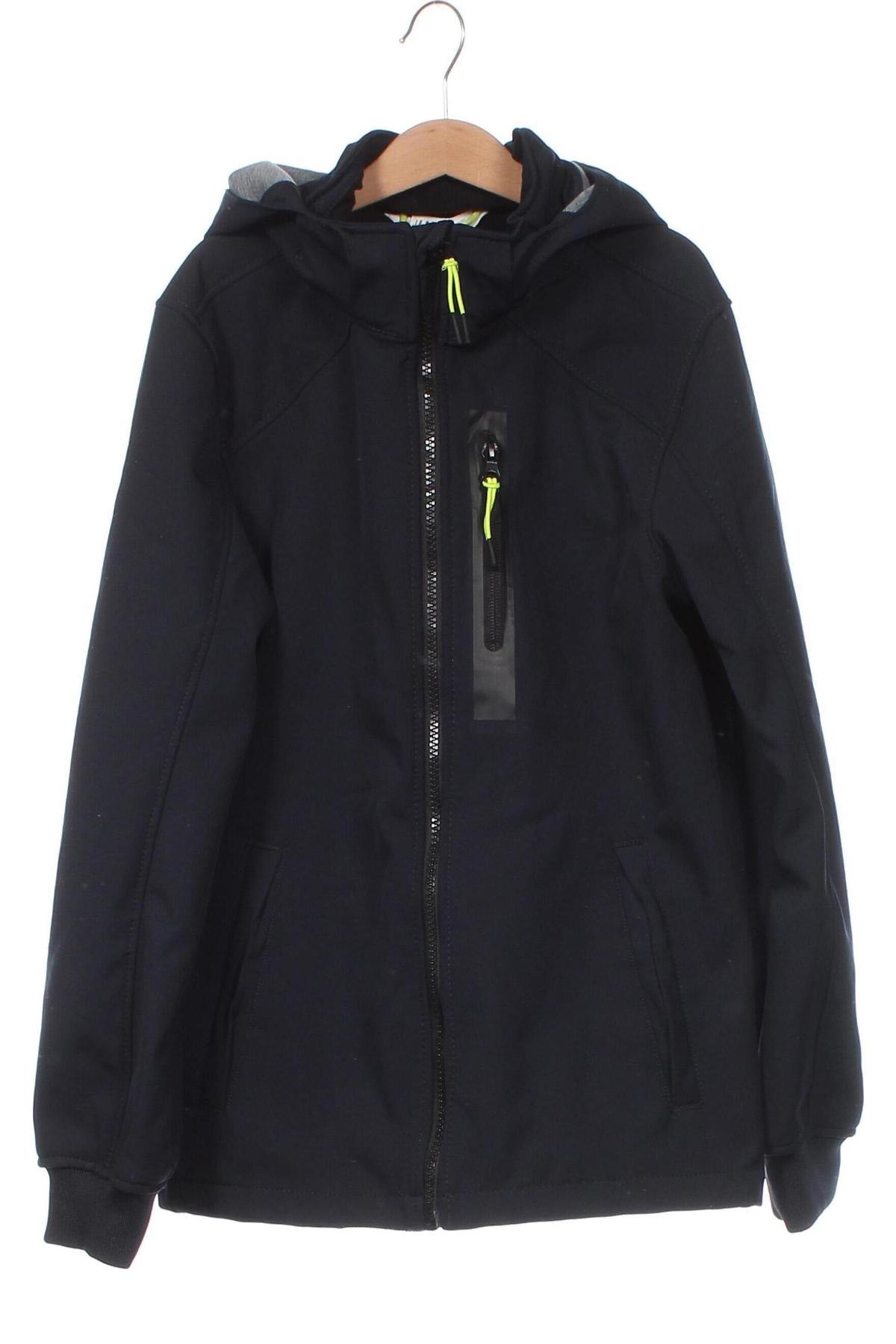 Kinderjacke H&M, Größe 11-12y/ 152-158 cm, Farbe Blau, Preis 26,44 €